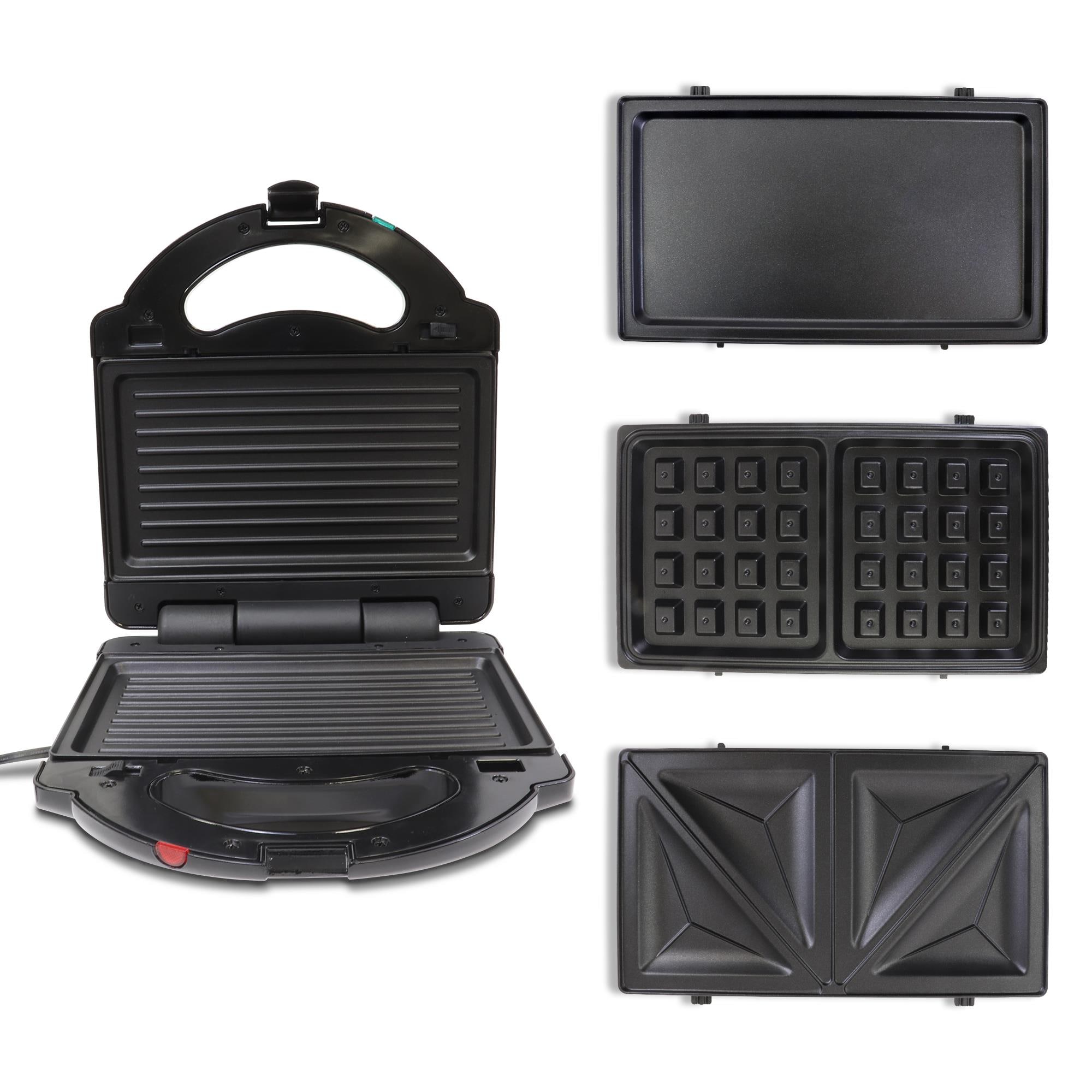 Koolatron 8.2-in L x 10-in W 700-Watt Black, Silver Electric Griddle in the  Electric Griddles department at