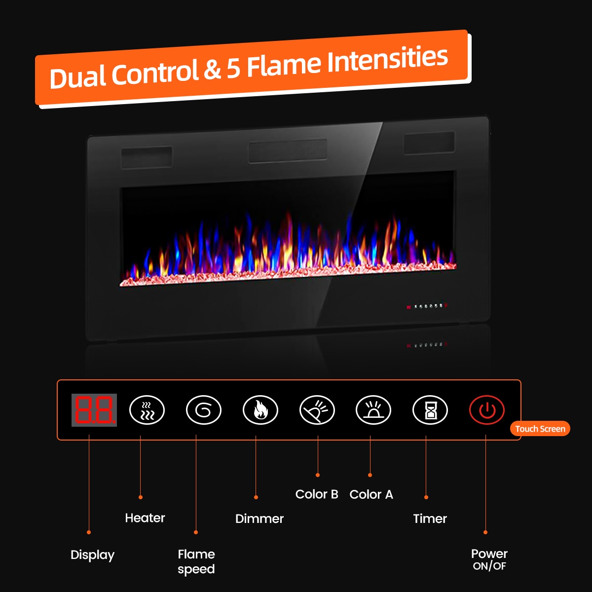 EdenDirect NLCD041918 Electric-Fireplaces - View #2