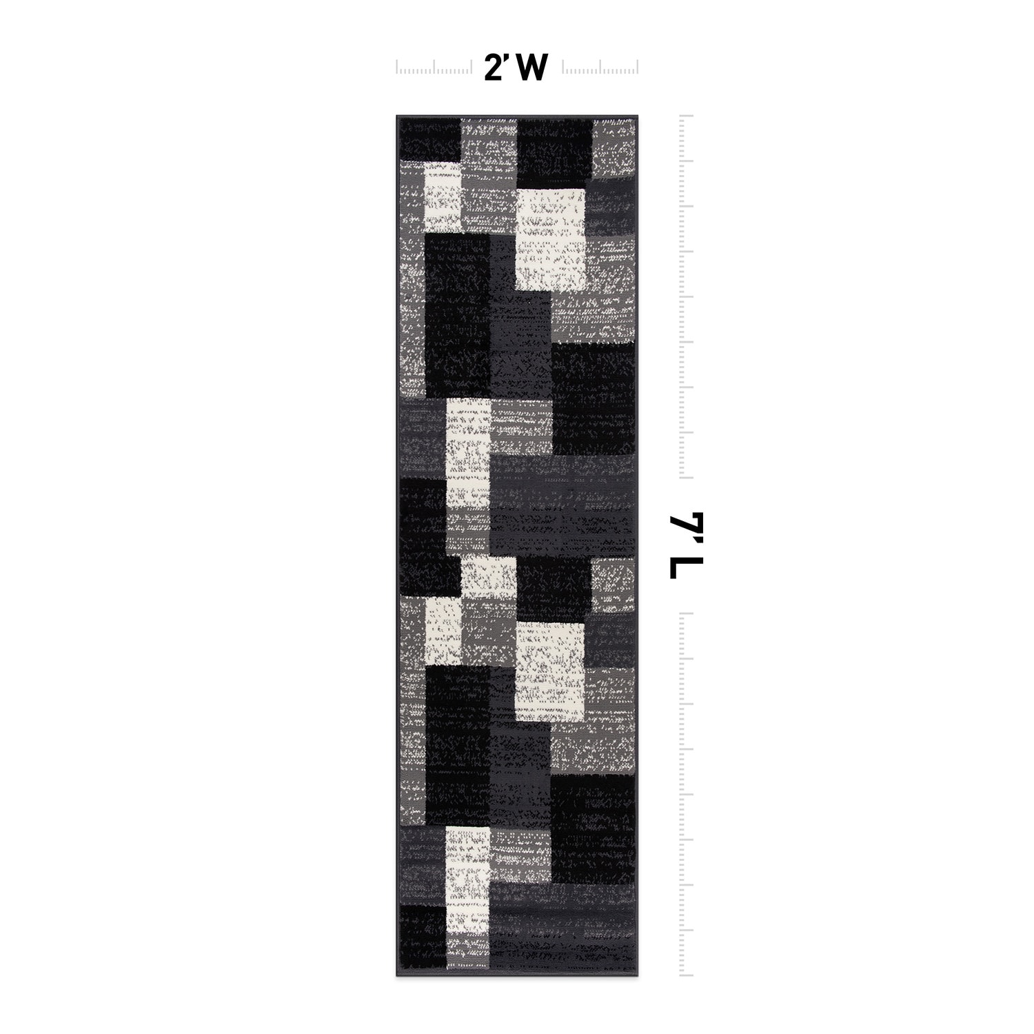 World Rug Gallery 3005GRAY2X7 rugs - View #2