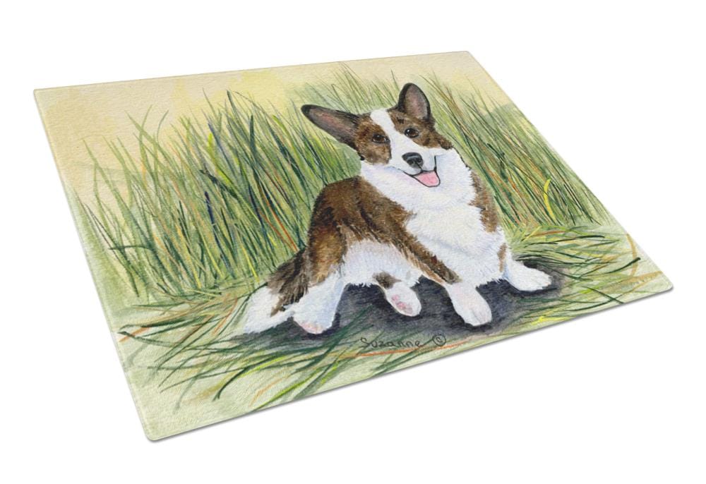 Caroline's Treasures SS8004LCB 11.25-in L x 15.75-in W Glass Cutting Board