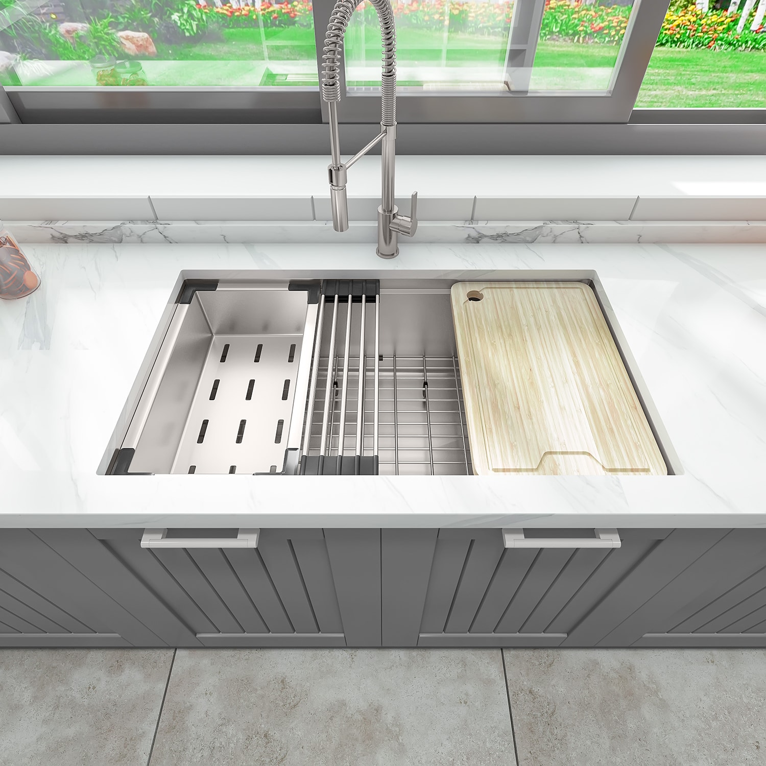 Sinber KSS0001S-OL Kitchen-Sinks - View #2