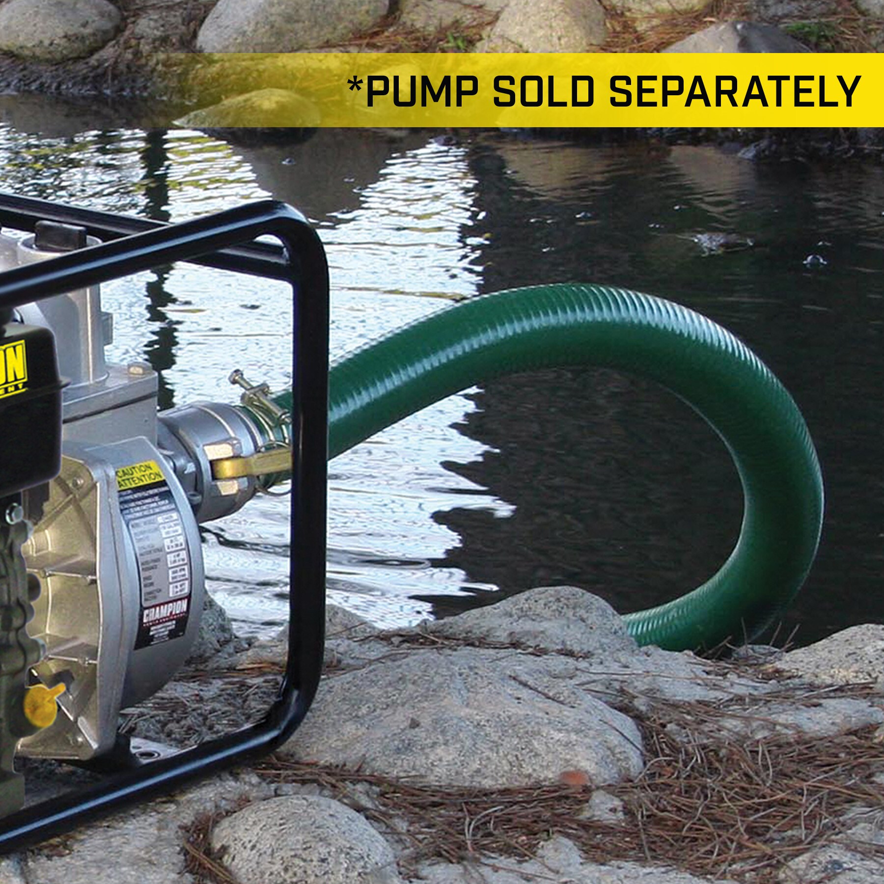 3-in. Semi-Trash Water Pump - Champion Power Equipment