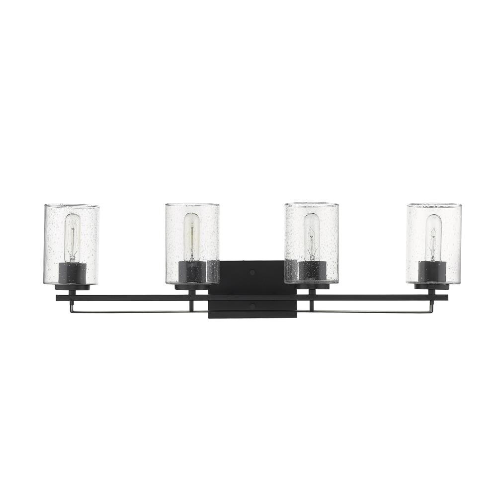 Acclaim Lighting Orella 31.5-in 4-Light Matte Black Transitional Vanity ...