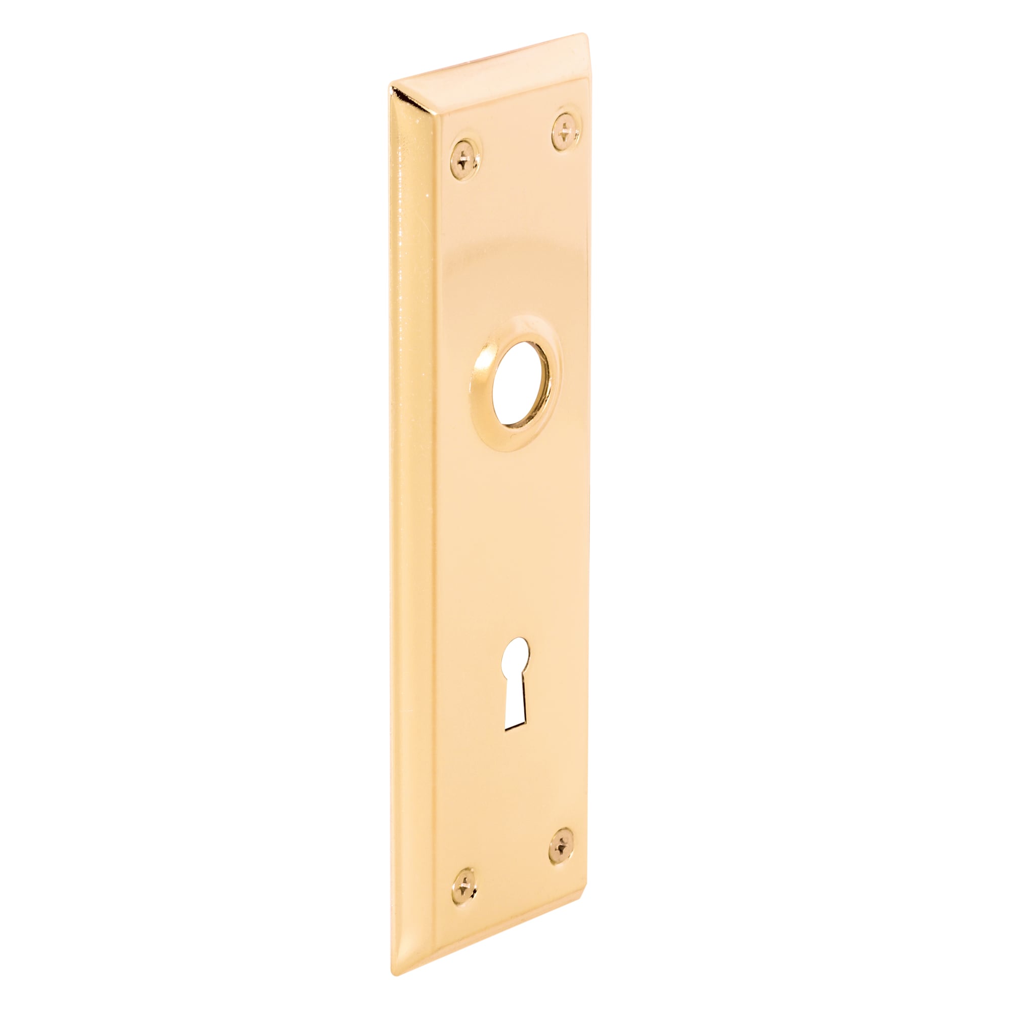 Prime-Line E 2295 3-1/2-in W x 9-in H Polished Door Reinforcer 2 -Pack Reinforcing plate
