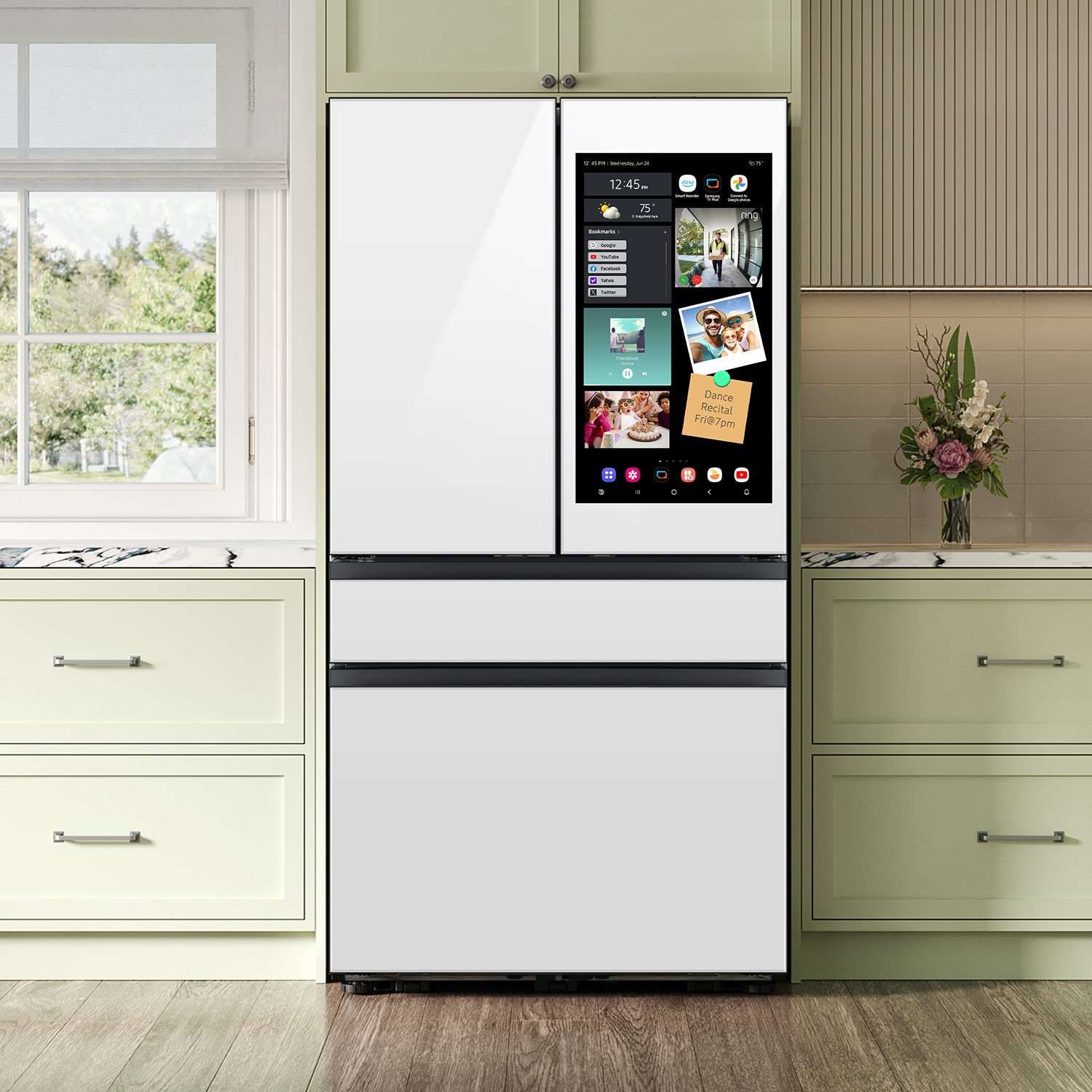 Samsung RF90F29AEW French-Door-Refrigerators - View #4
