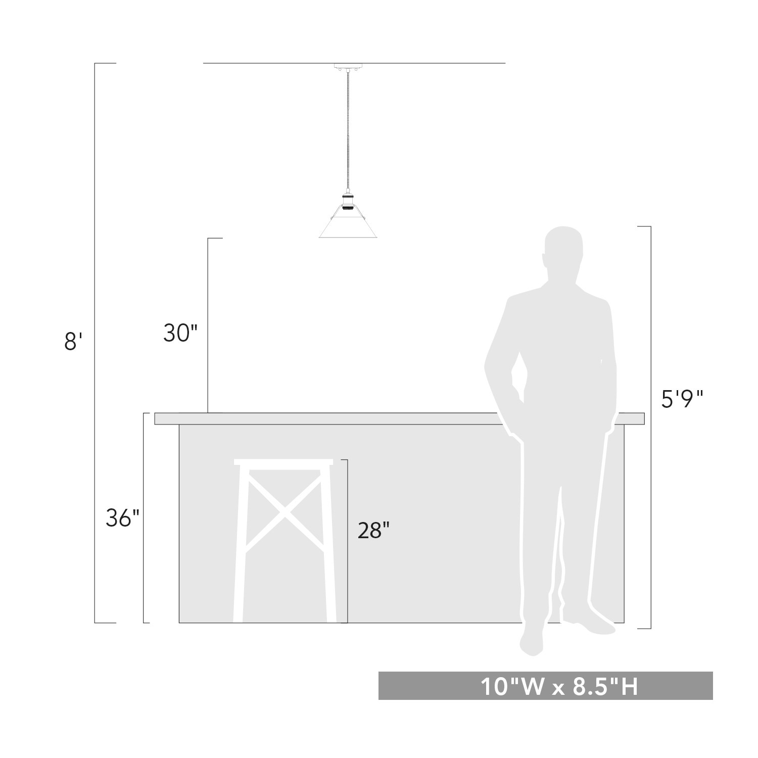 Golden Lighting 3306-M PW-NVY Pendant-Lights - View #4