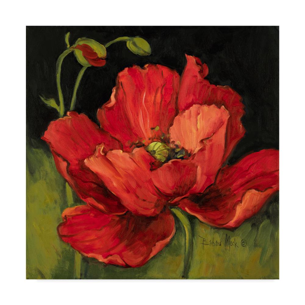 Trademark Fine Art Framed 14 In H X 14 In W Floral Print On Canvas At   15995988 