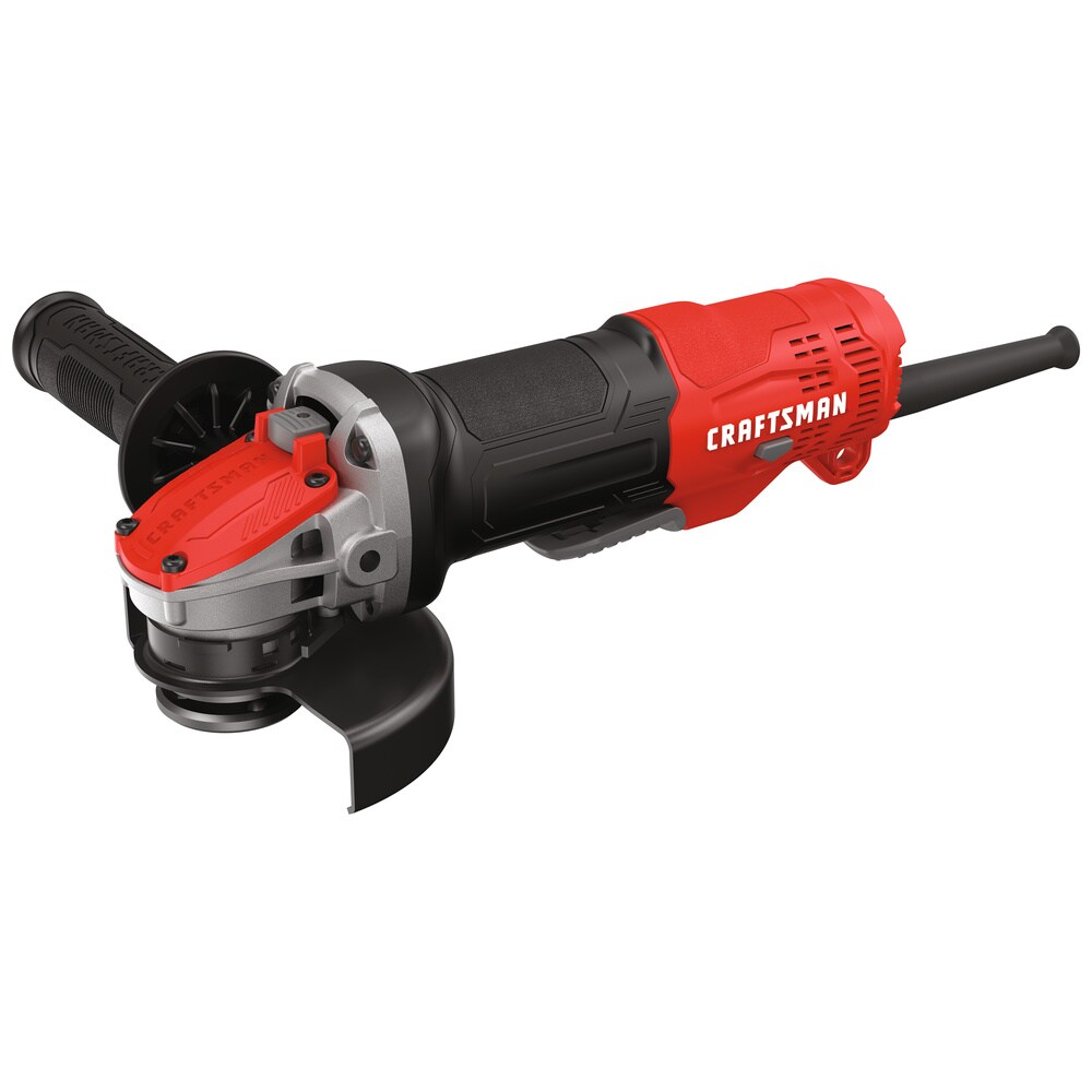 CRAFTSMAN 4.5in 7.5 Amps Paddle Switch Corded Angle Grinder in the