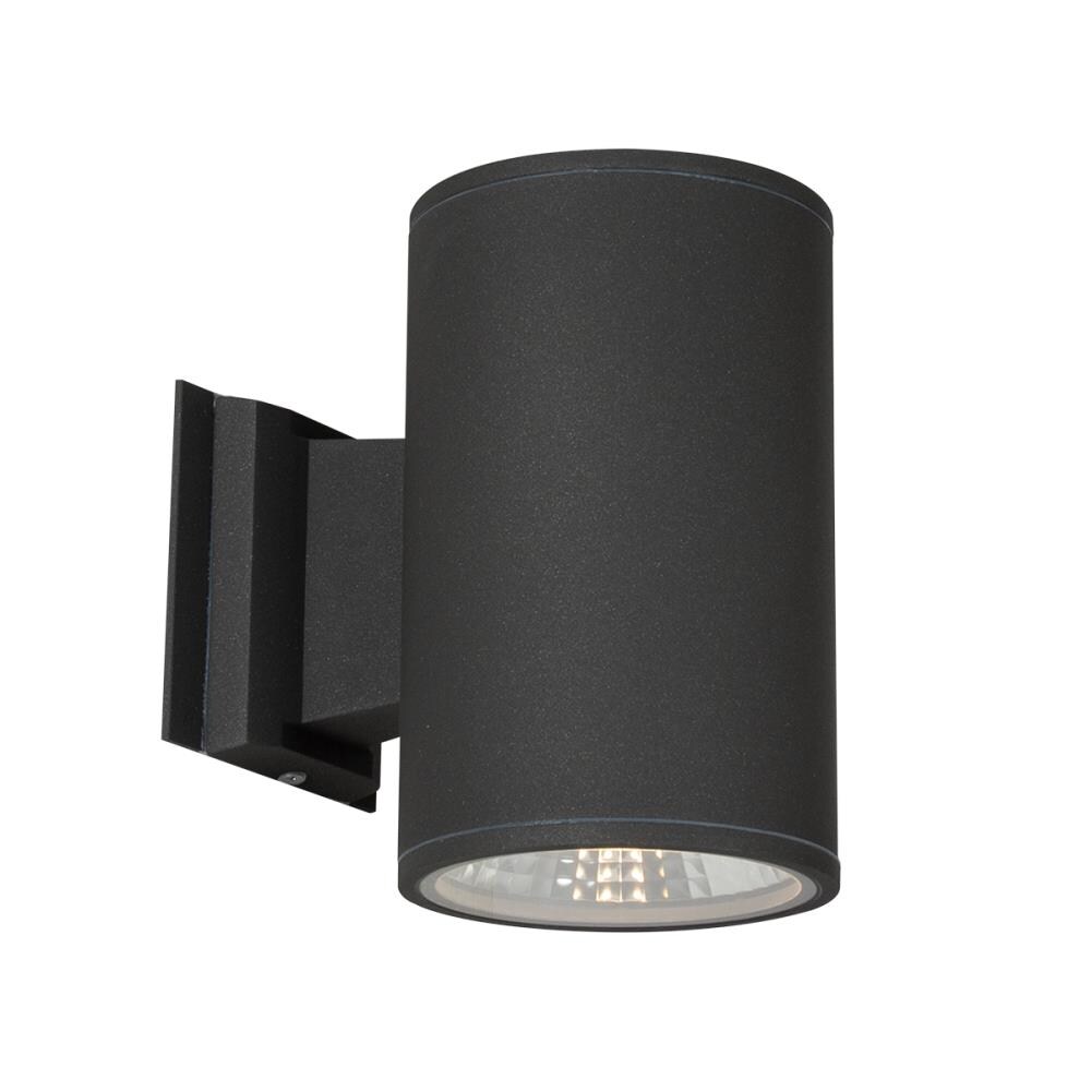 VidaLite 1-Light 9-in H Black LED Outdoor Wall Light at Lowes.com