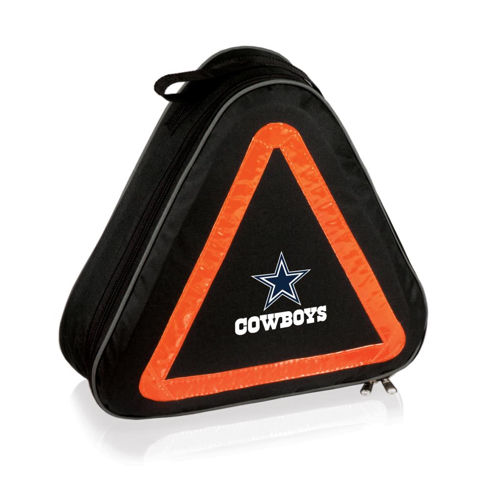 Picnic Time Roadside Emergency Car Kit- Dallas Cowboys (Black with Orange)  in the Roadside Emergency Kits department at