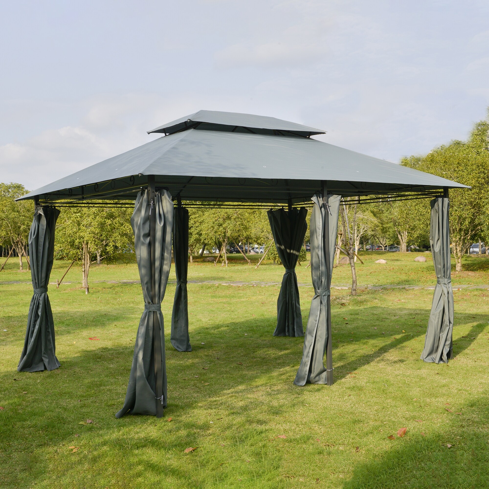 ToolCat BZ2-16-PW Wood-Resin-Gazebos - View #11