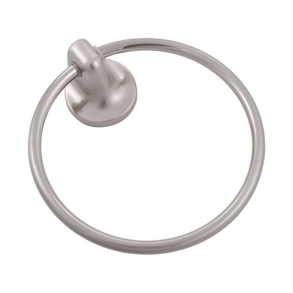 Delaney Hardware 580508 400 Series Satin nickel Wall mount Single Towel Ring