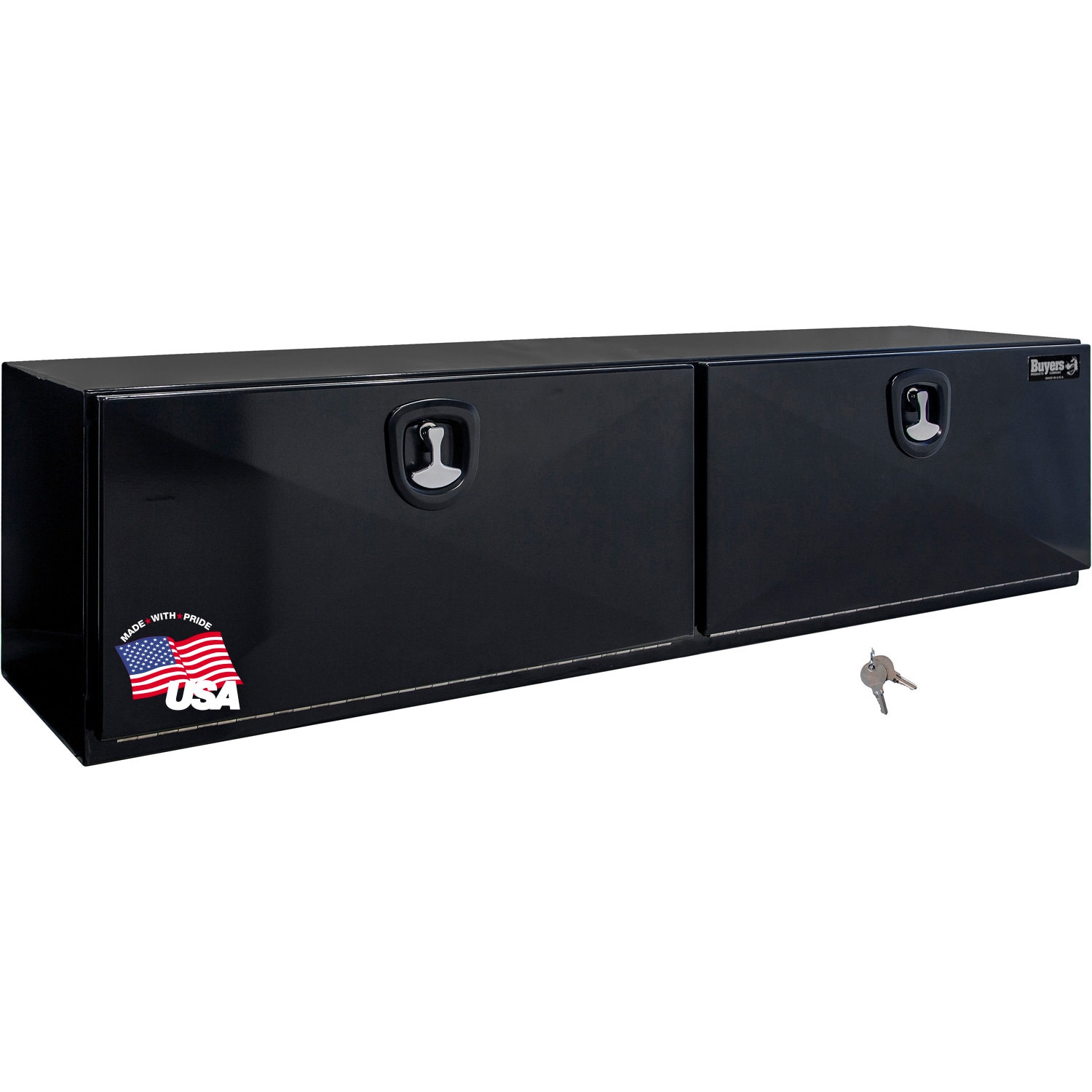 Buyers Products 1752815 60-in x 18-in x 18-in Black Steel Steel Underbody Truck Tool Box