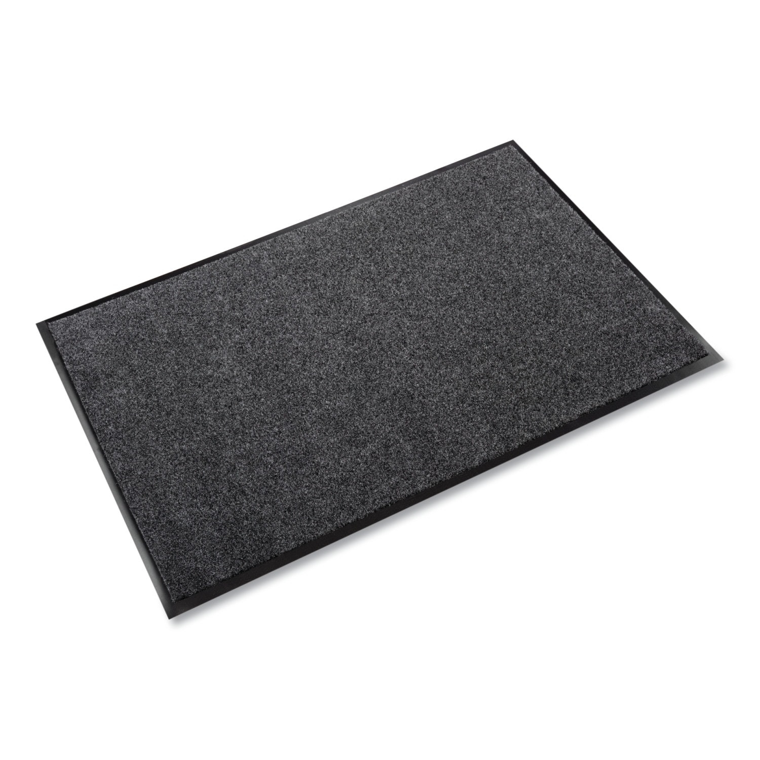 Crown CWNET0035CH 3-ft x 5-ft Charcoal Polyester Rectangular Indoor Door mat