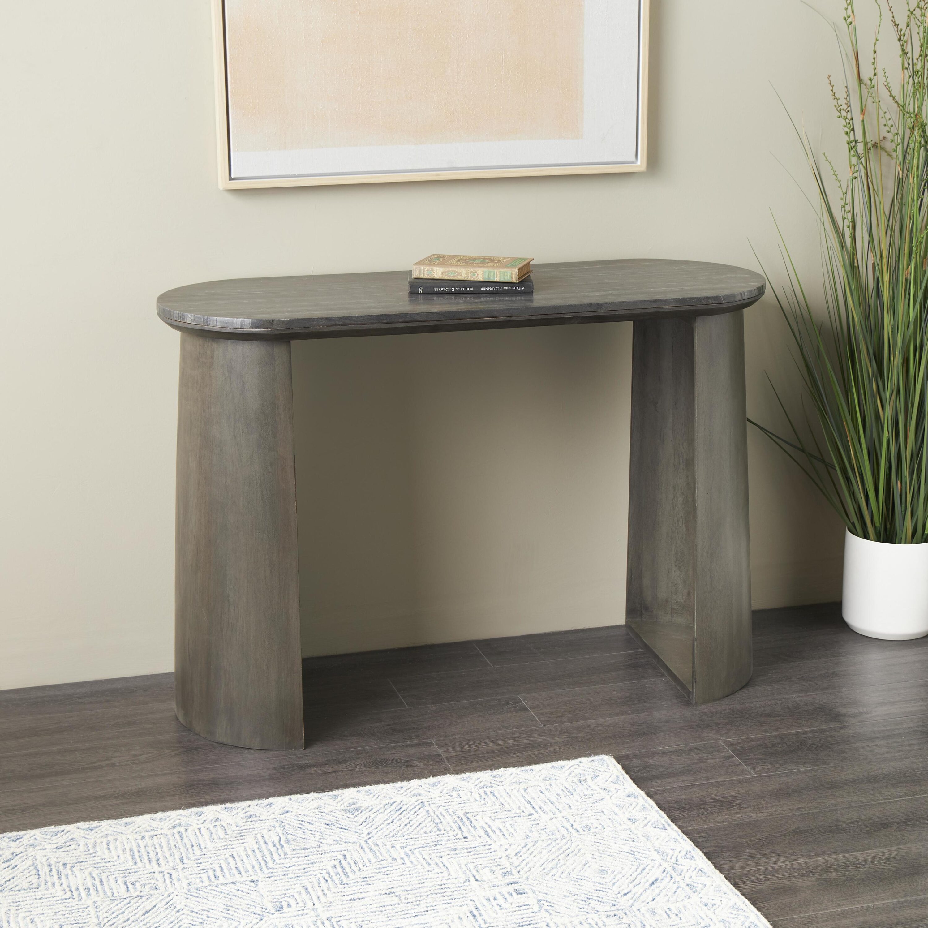 Grayson Lane 822529 Industrial Dark Gray Console table