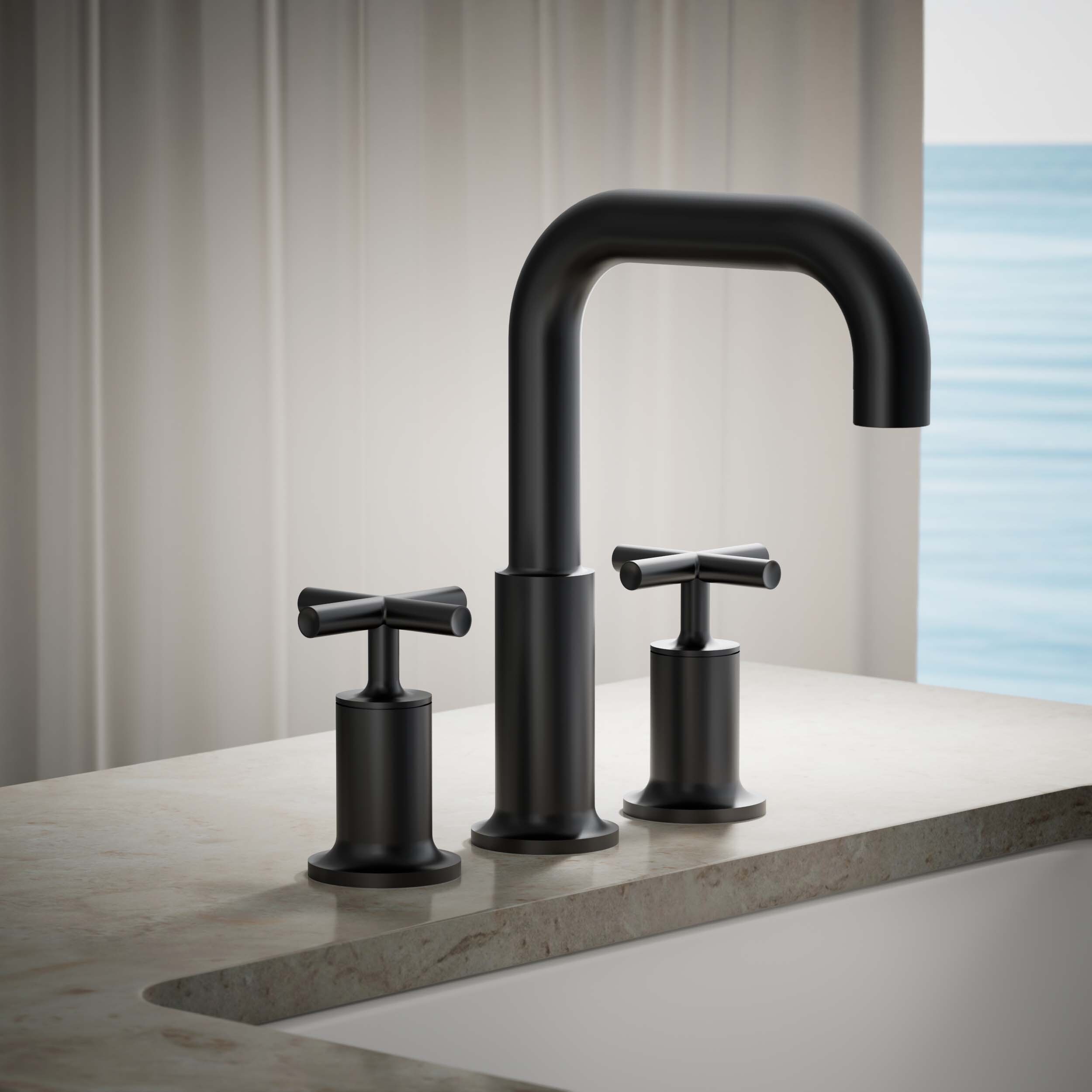 KOHLER K-T14428-3-BL Roman-Tub-Faucets - View #2