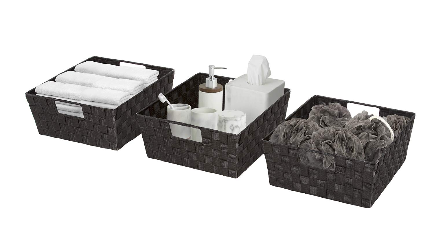 SORBUS WEV3F-BLK Bins-Baskets - View #3