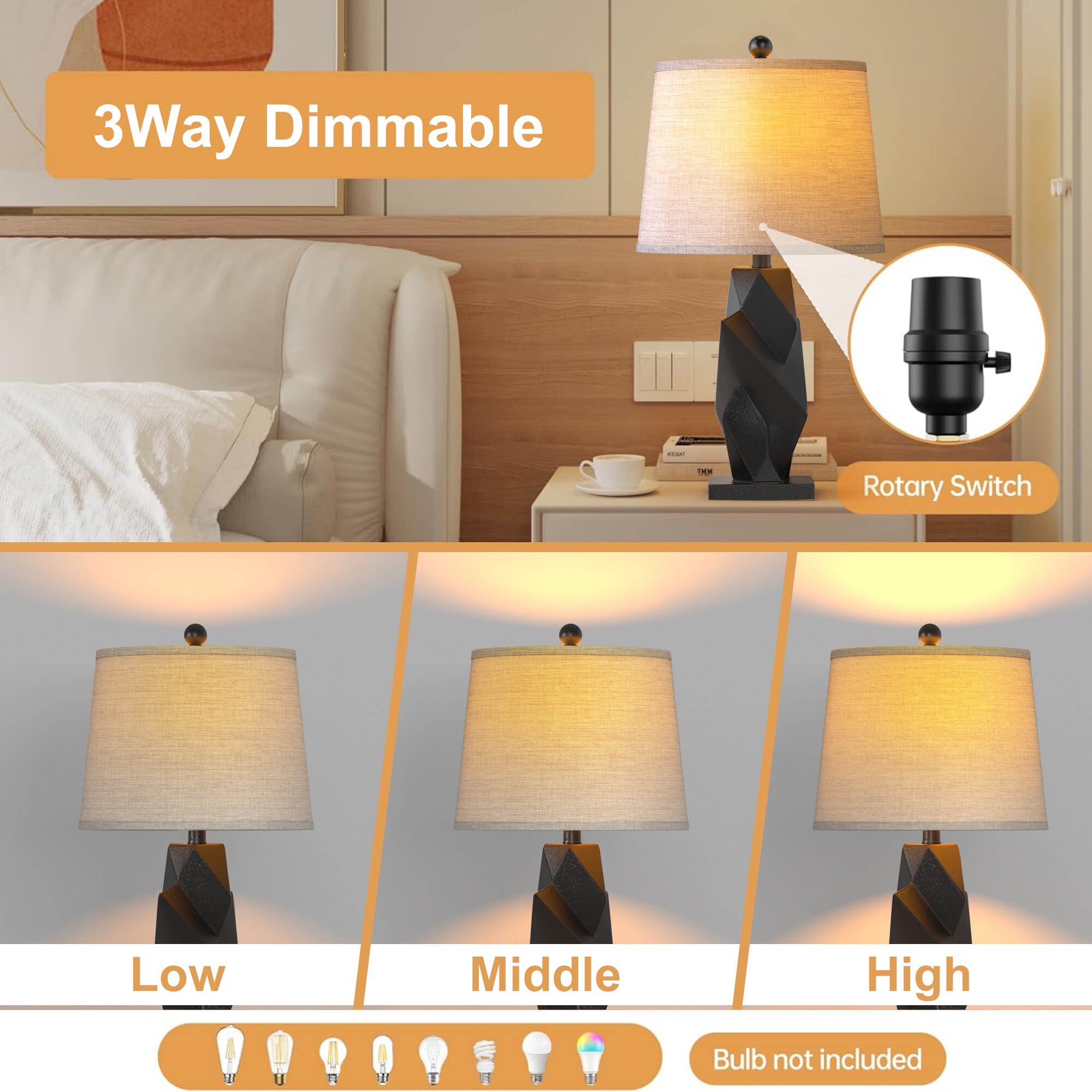 Maxax T243-BK Table-Lamps - View #7