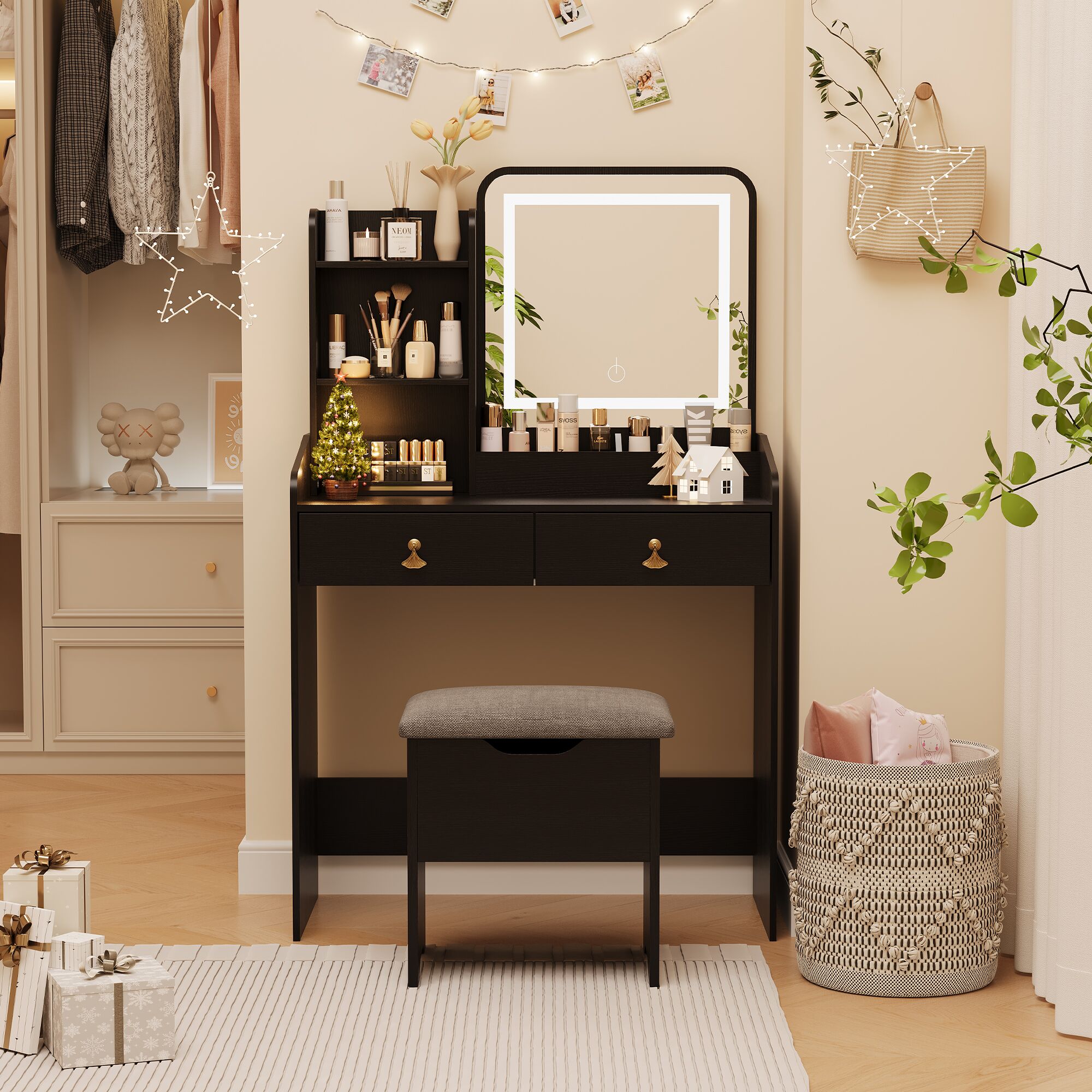 GarveeLife BWR-LYRJZ3FXPPL31133 Bedroom-Vanities - View #2
