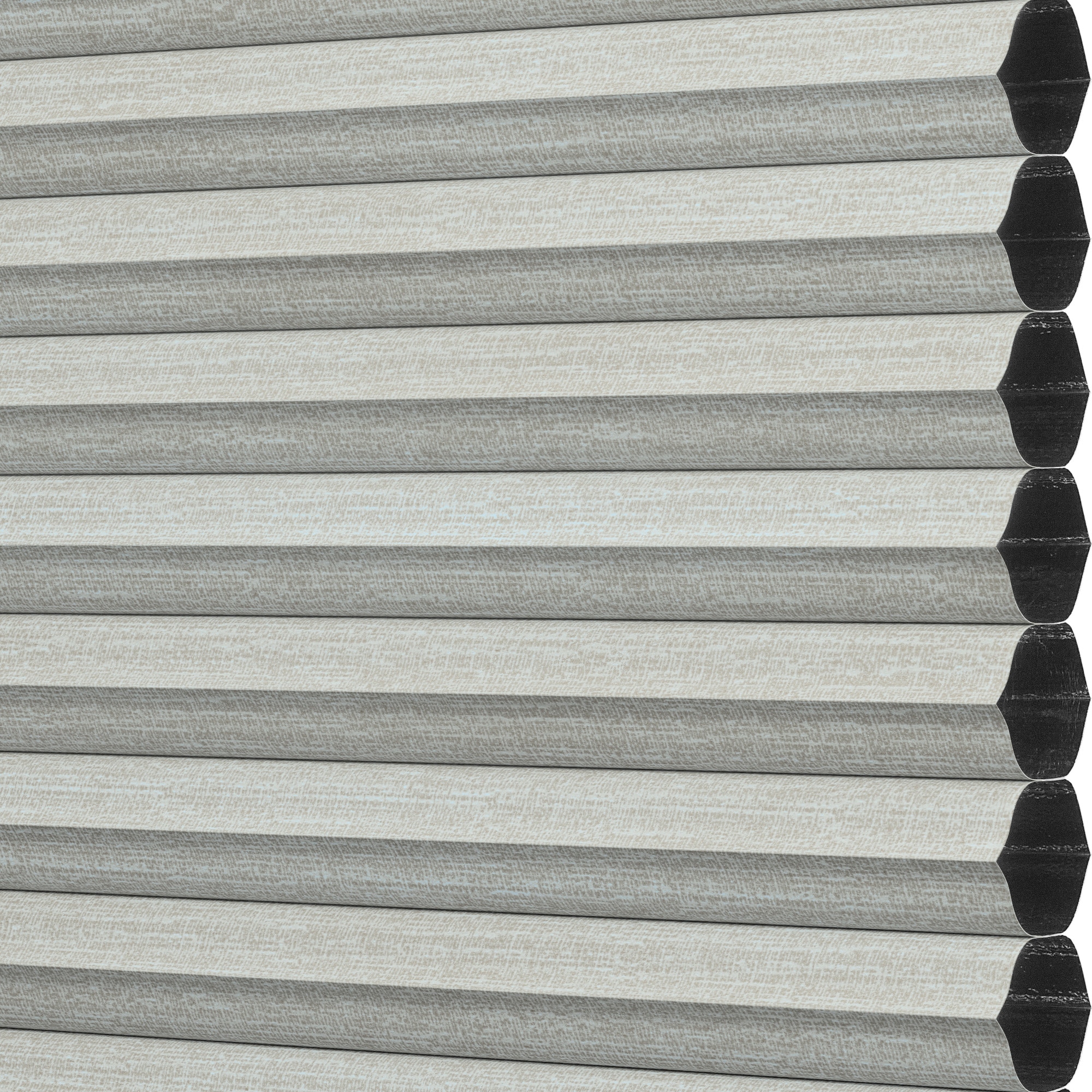 LEVOLOR 511578 Crosshatch Silver Fox Blackout Polycotton 1 1/4-in Single Crosshatch Cellular shade swatch