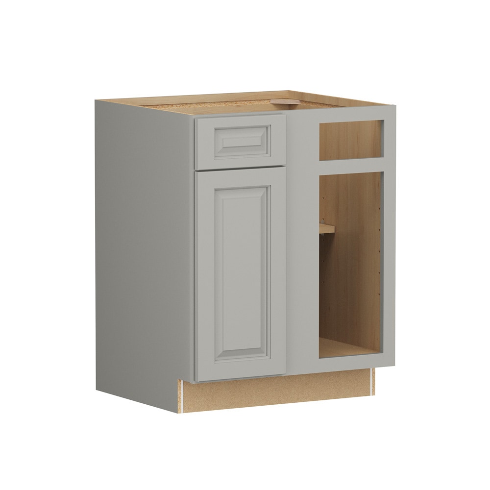 Shenandoah Stemson 36-in W x 34.5-in H x 24-in D Stone Blind Corner Base Fully Assembled Cabinet Raised Panel Raised panel