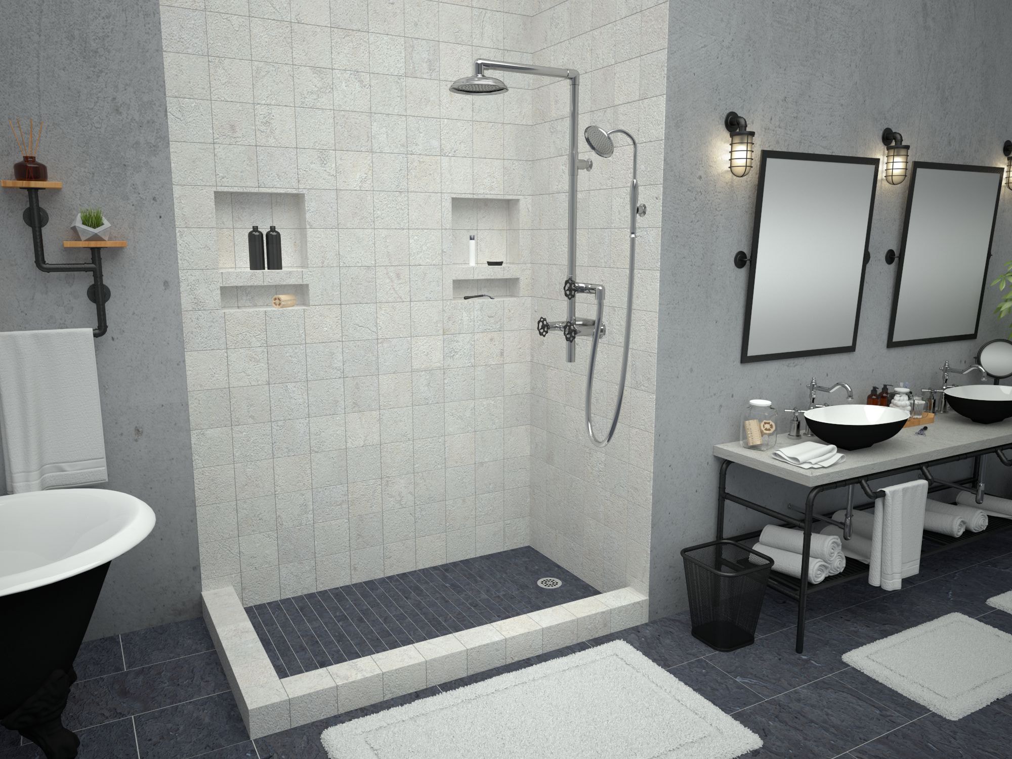 Tile Redi 3060RDL-PVC Shower-Floors - View #8
