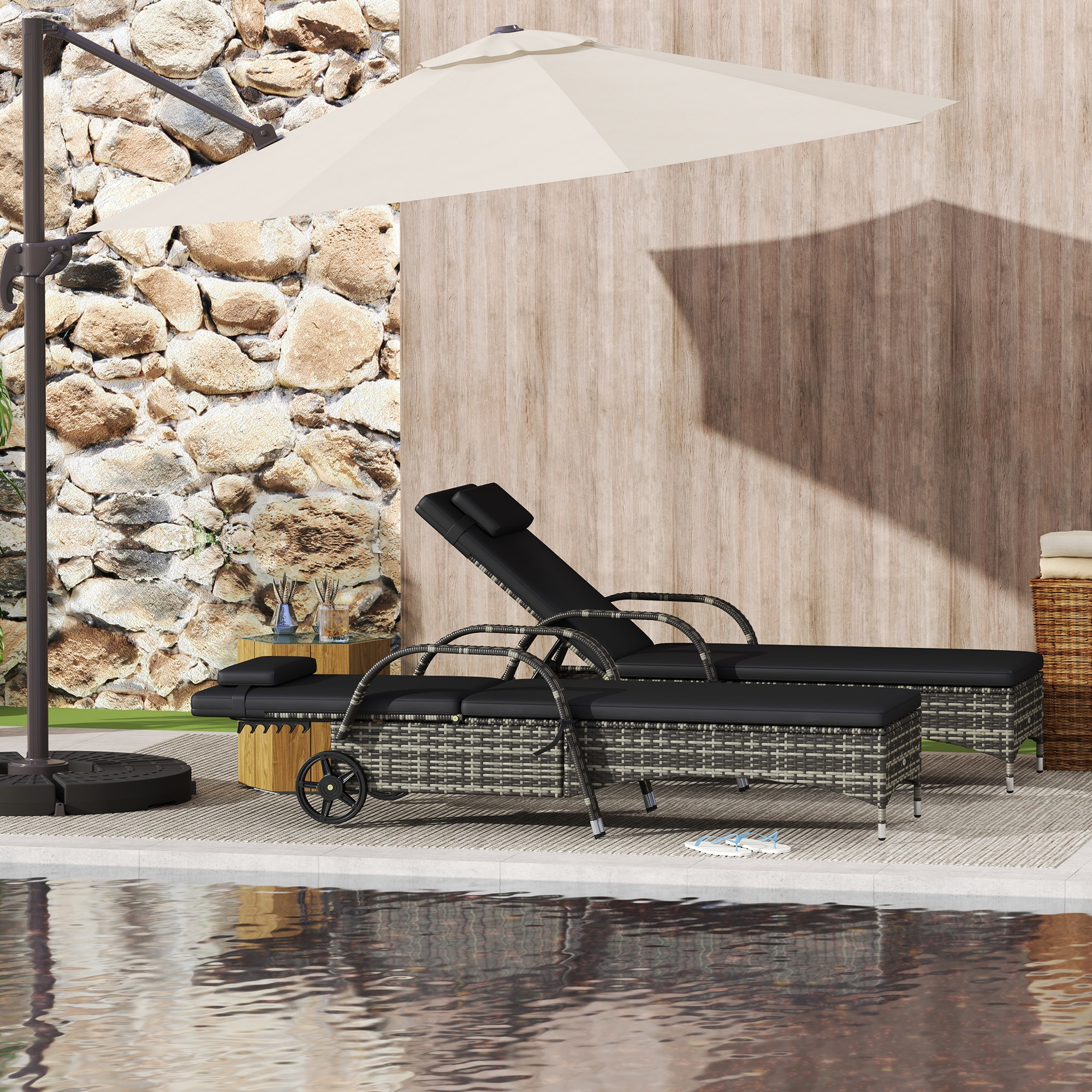 Outsunny 862-005V08BK Patio-Chairs - View #8