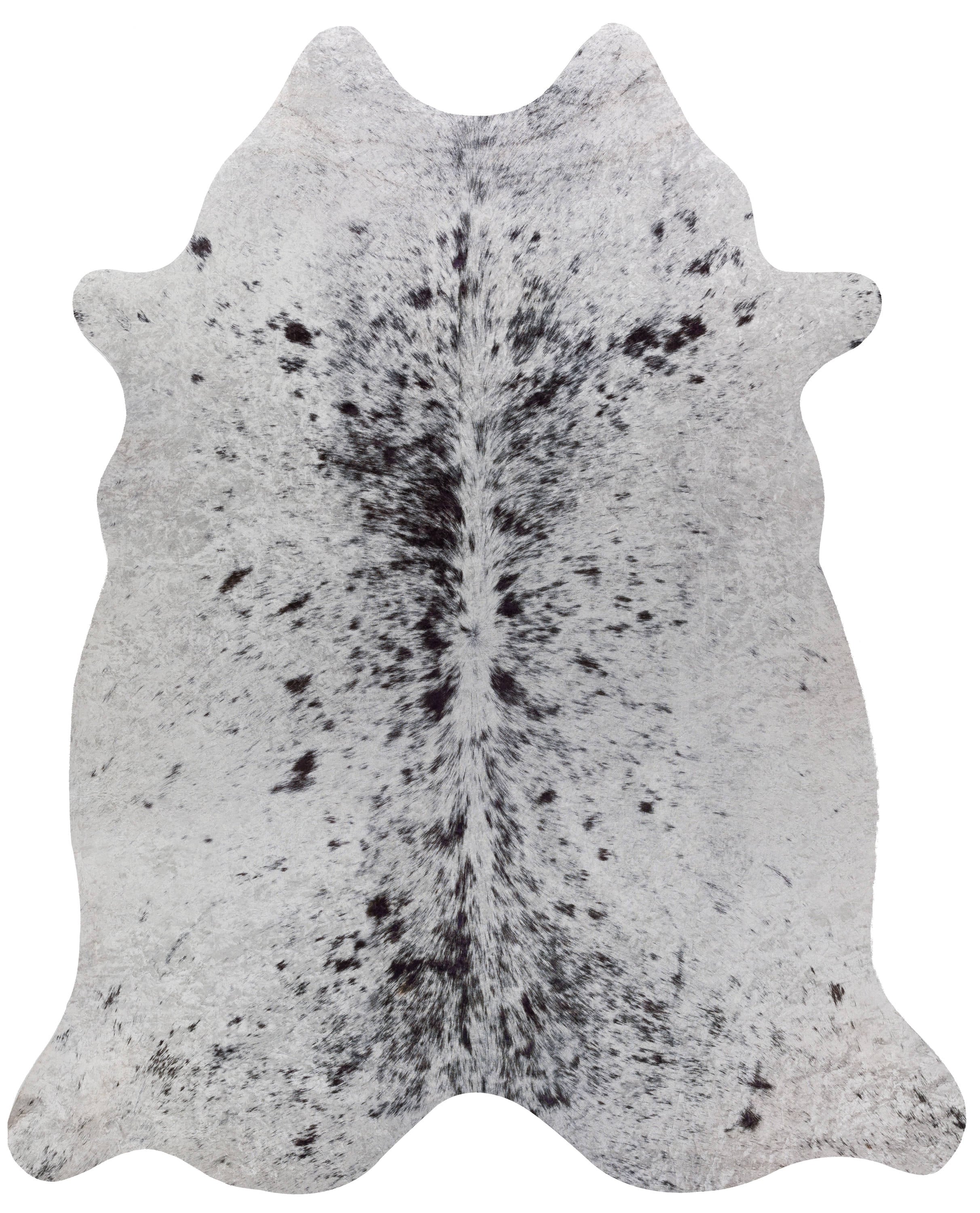 Addison Rugs ACH33FO5X8 Cheyenne 5 X 7 (ft) Cowhide Fog Irregular Indoor Animal Print Lodge Area Rug