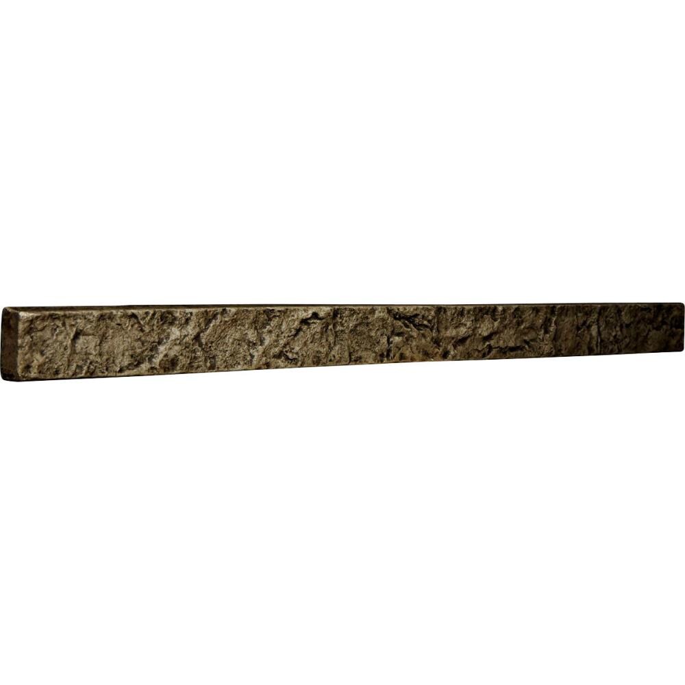 Ekena Millwork T200NRGR Universal Trim Faux Stone and Rock Siding Panels 1.01-sq ft Grey Faux Stone Veneer