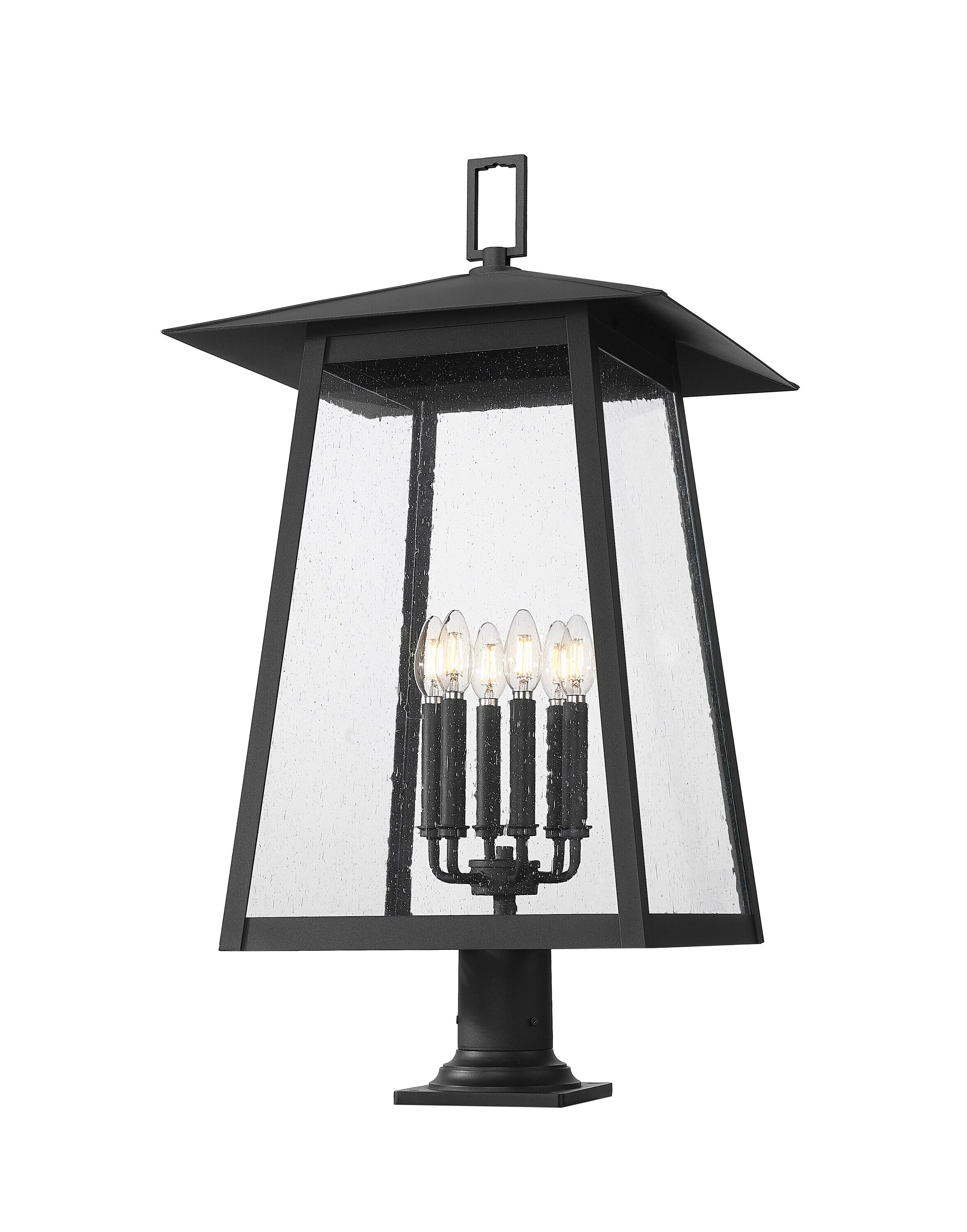 Z-Lite 5015PHXXLR-533PM-BK Complete-Post-Lights - View #4