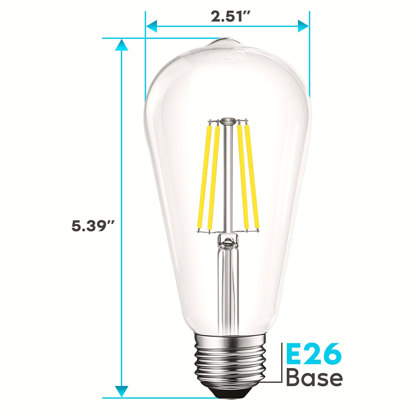 Luxrite LR21653-6PK Dec-Led-Light-Bulbs - View #9
