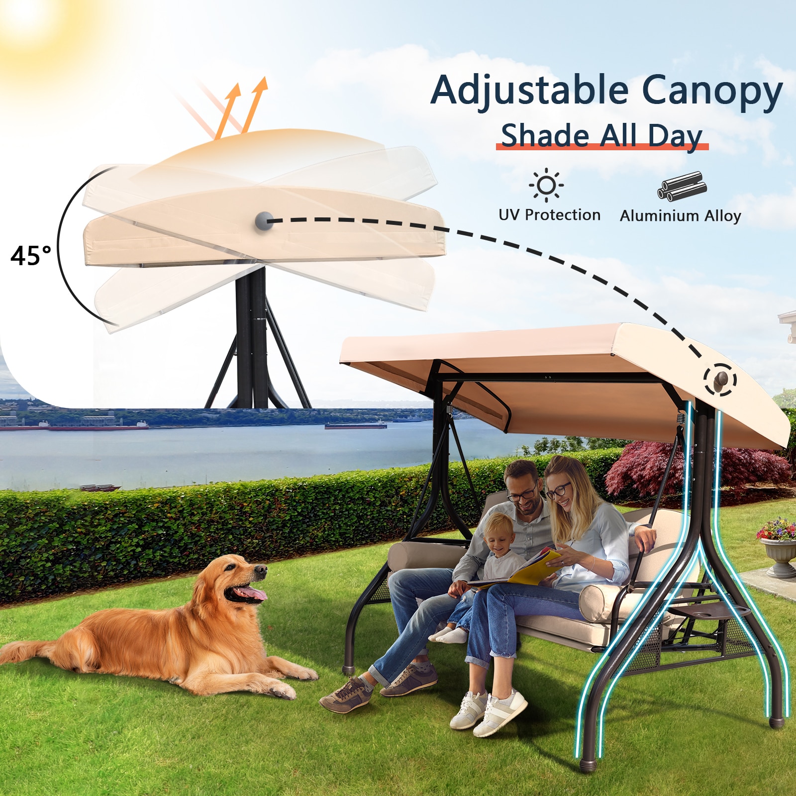 NOBLEMOOD LS-2009KH Swing-Gliders - View #4
