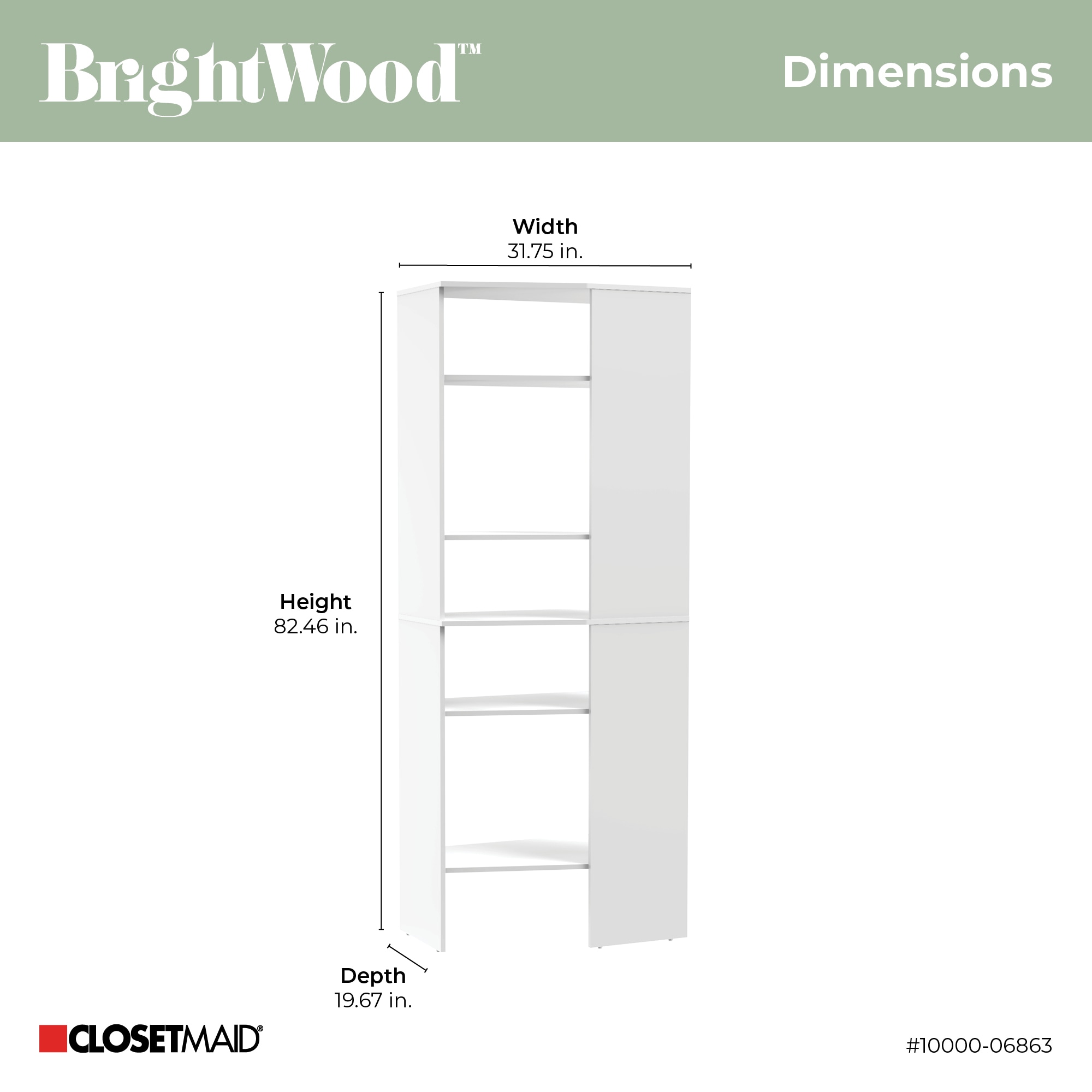 ClosetMaid 10000-06863 Wood-Closet-Kits - View #5