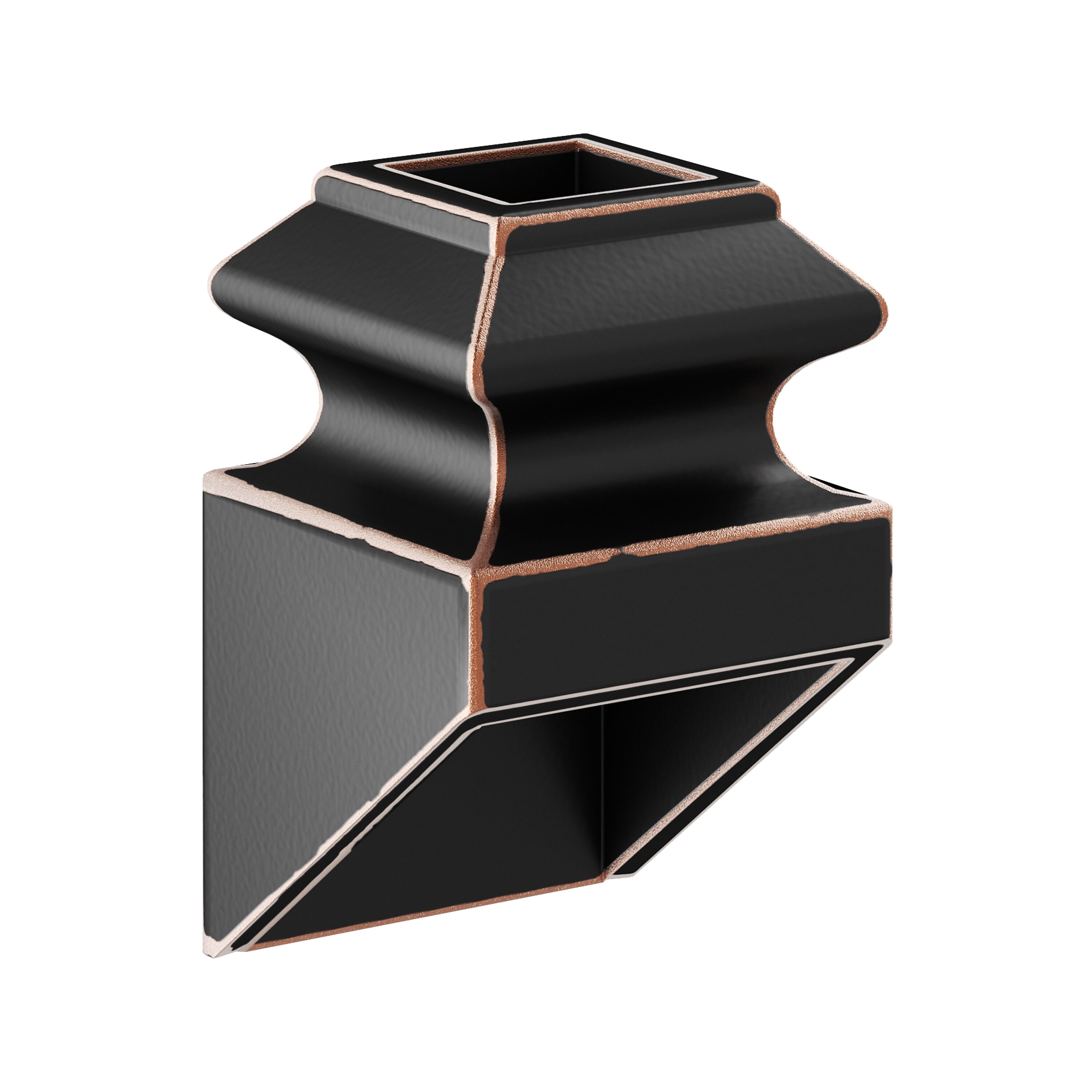 Crown Heritage 4983822RC 2.0469-in x 1.3125-in Rubbed Copper Steel Stair Baluster Shoe