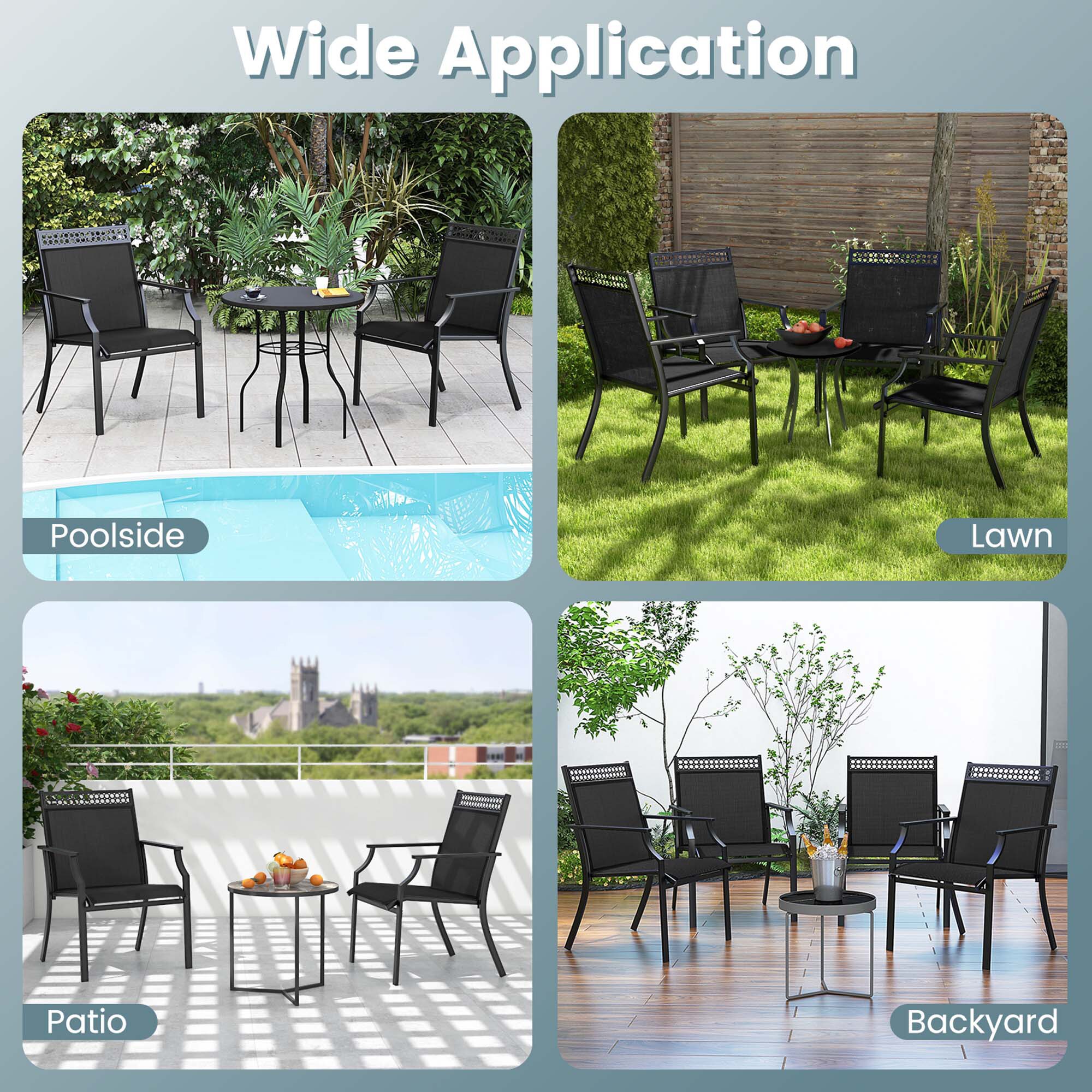 Costway HCST05580 Patio-Chairs - View #3