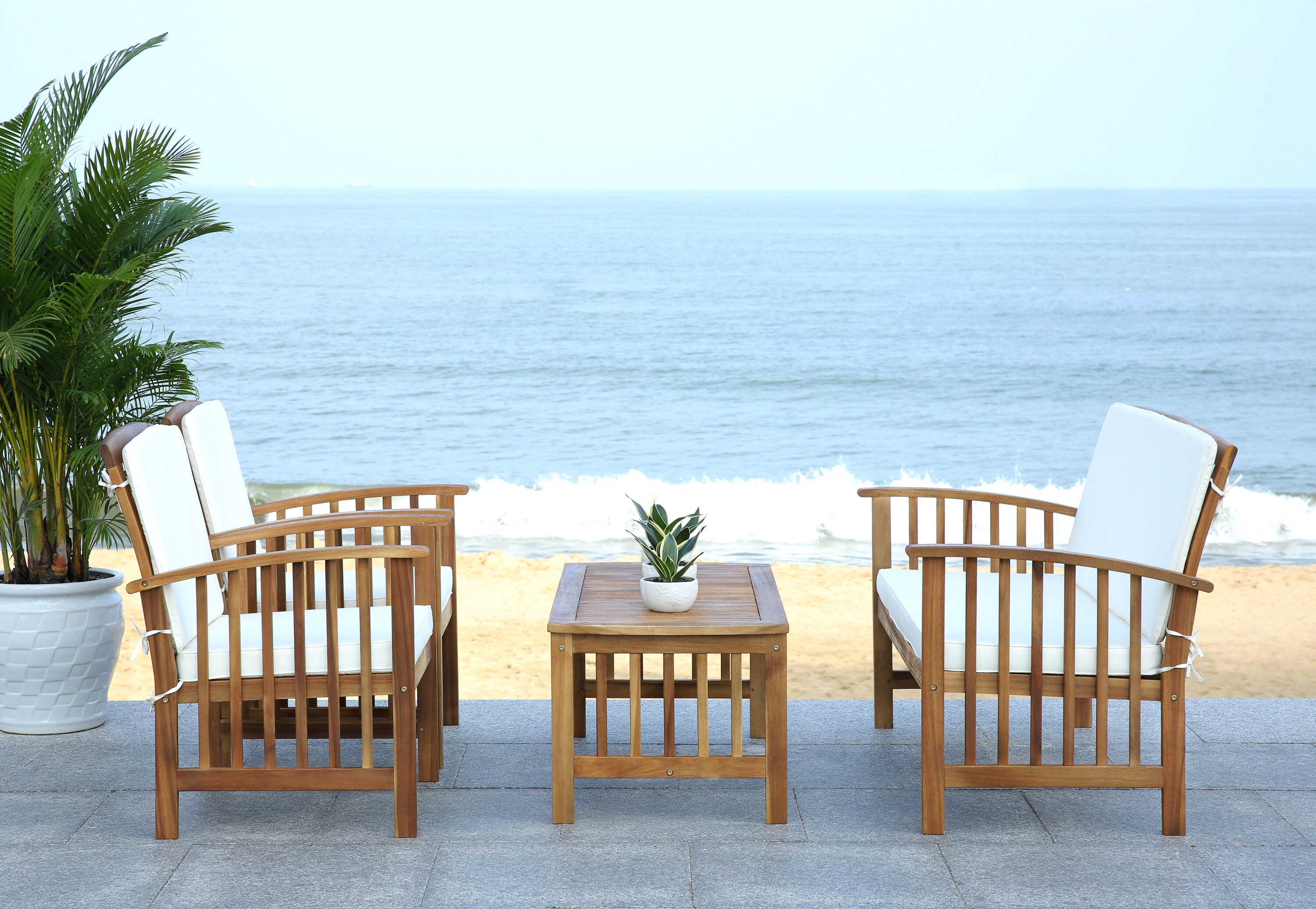 Safavieh PAT7007A Patio-Conversation-Sets - View #12