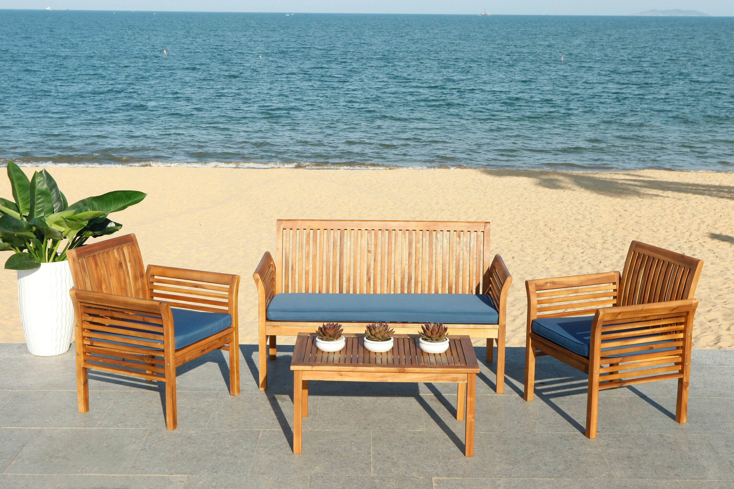 Safavieh PAT7005D Patio-Conversation-Sets - View #9