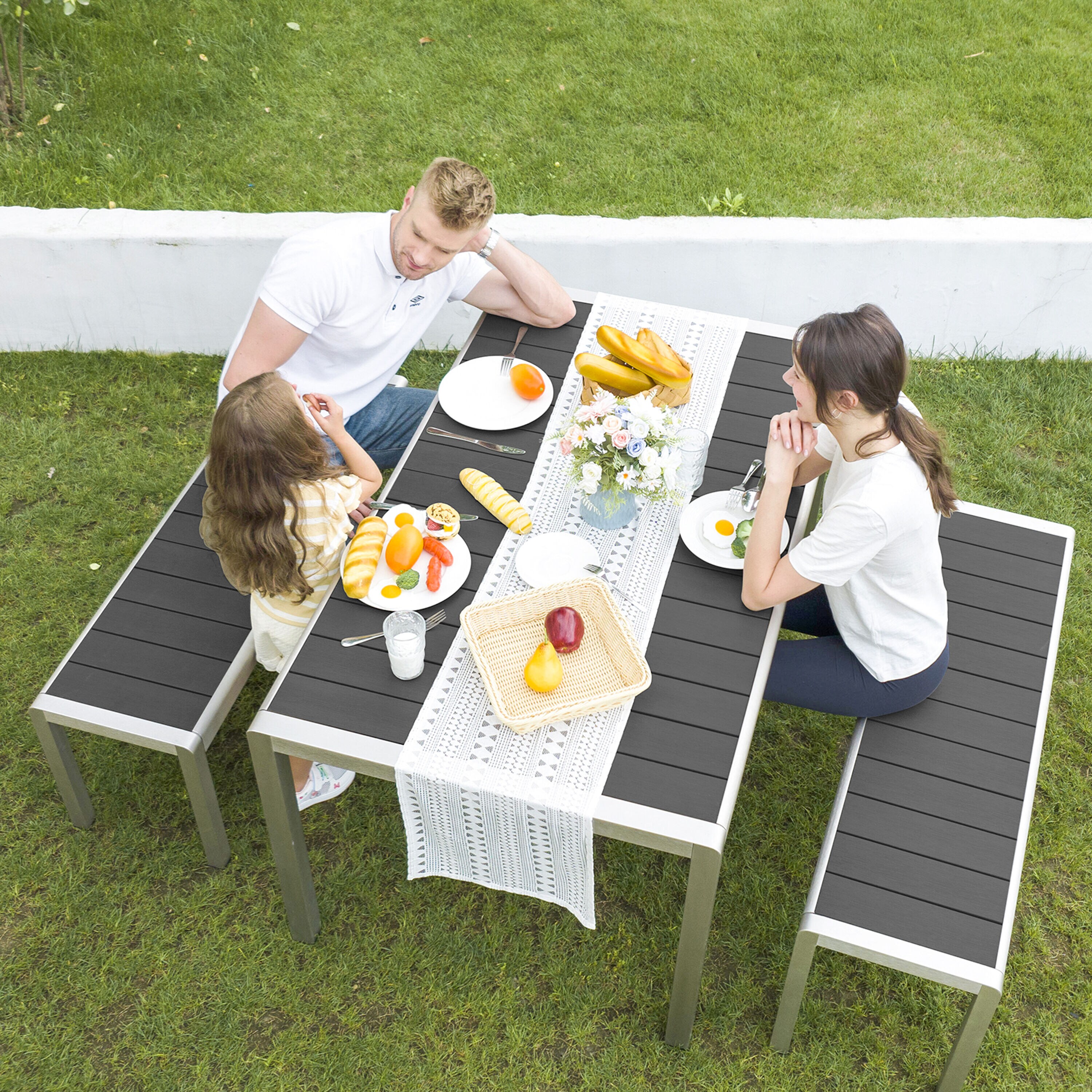 JEAREY YMLZCZ3JT-BLACK Patio-Dining-Sets - View #4