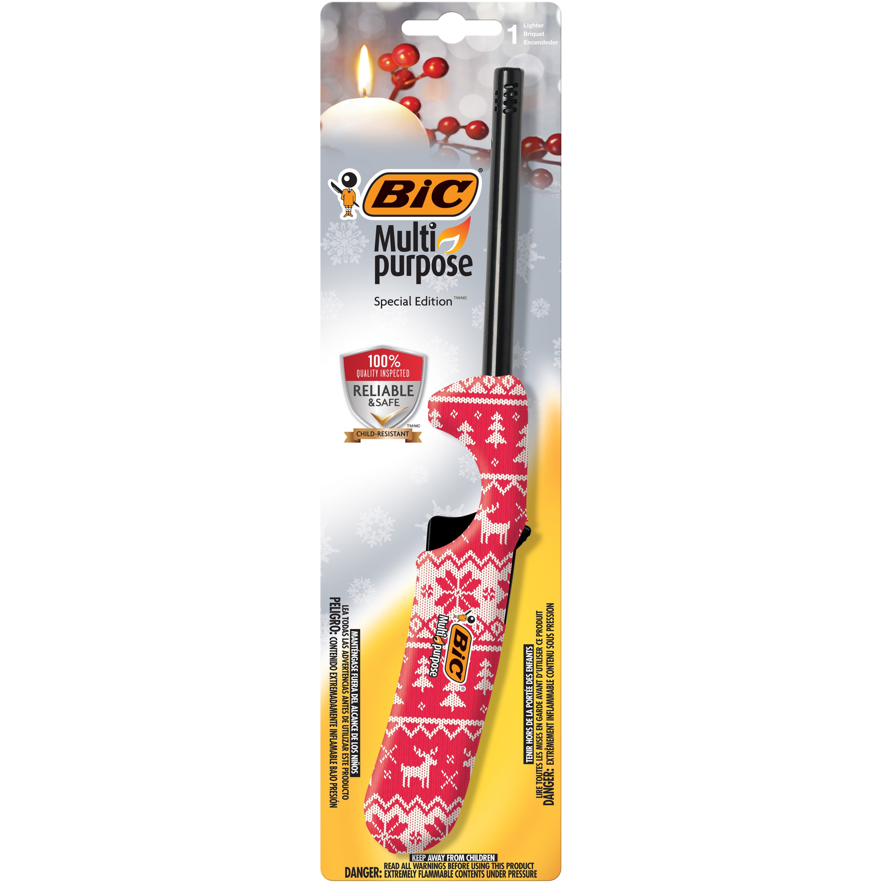 BIC MEGA LIGHTERS & FLEX Multi-Purpose BBQ Barbecue Candle Outdoor