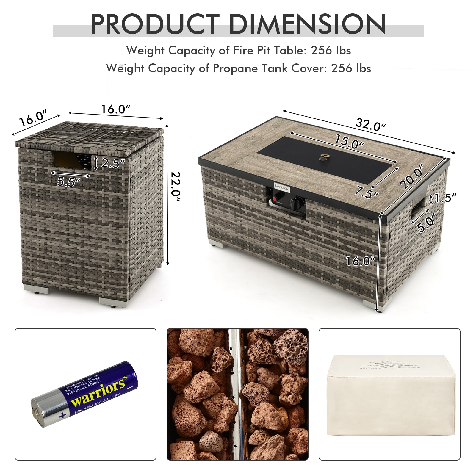  CL261GRFP Outdoor-Gas-Firepits - View #6