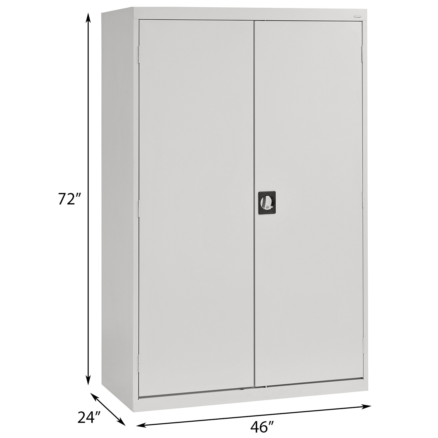 Sandusky 46-in W x 72-in H x 24-in D Freestanding Steel Garage Cabinet ...