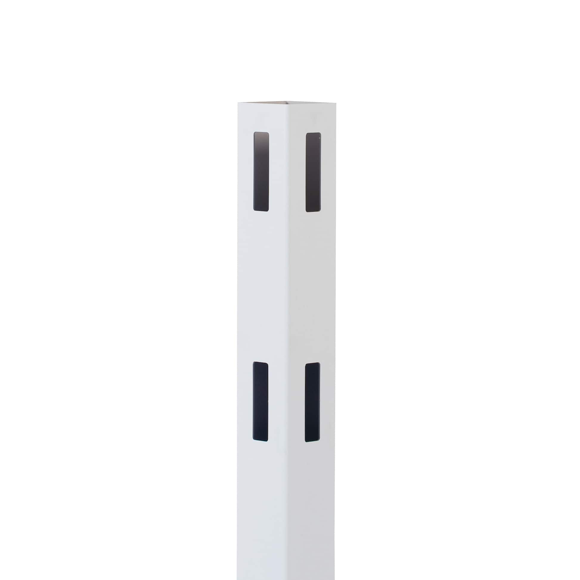 Outdoor Essentials 53992 Ranch 2-Rail 5-ft H x 5-in W White Vinyl Fence Post (Unassembled)