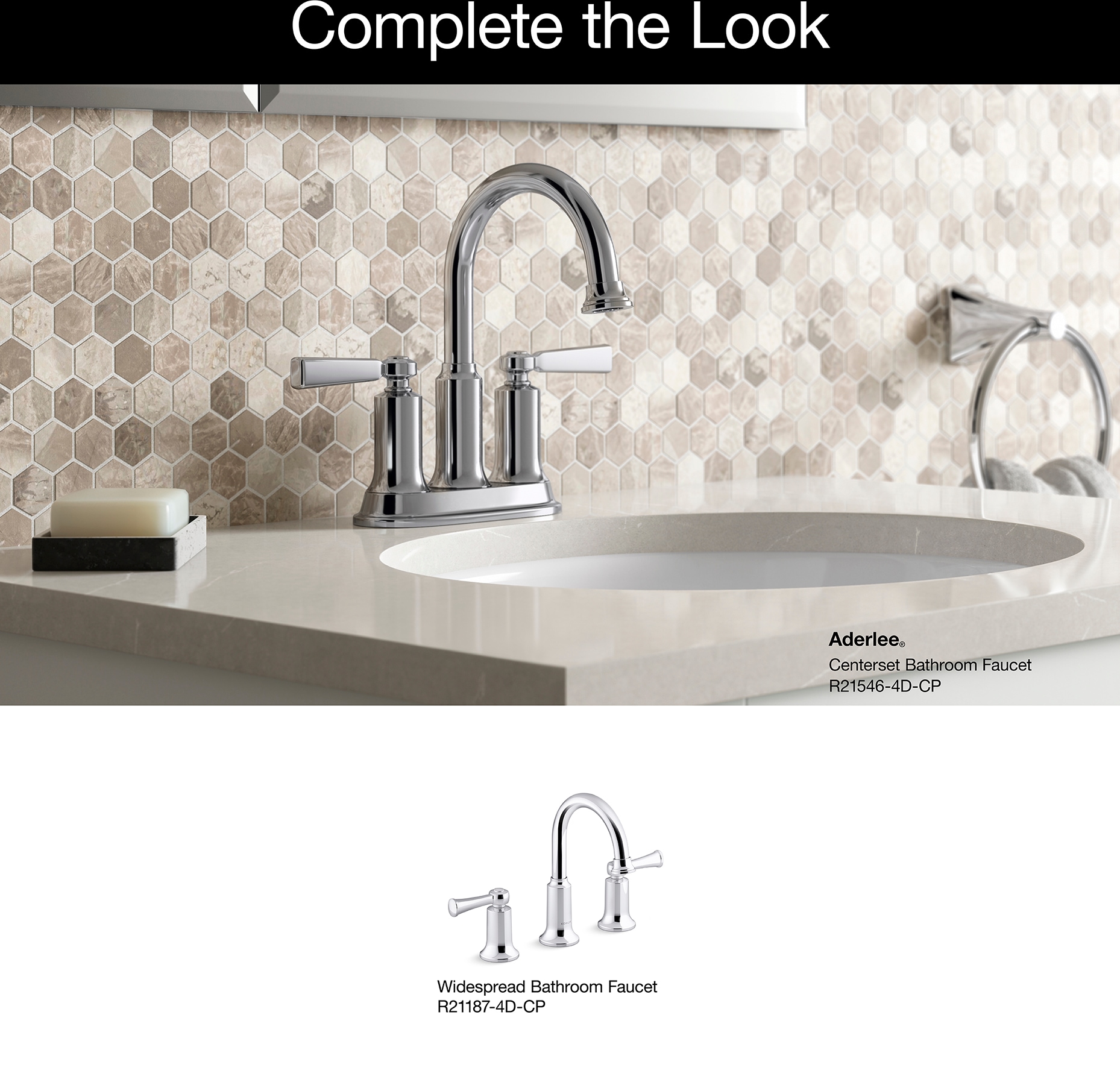 KOHLER R21546-4D-CP Lavatory-Faucets - View #6