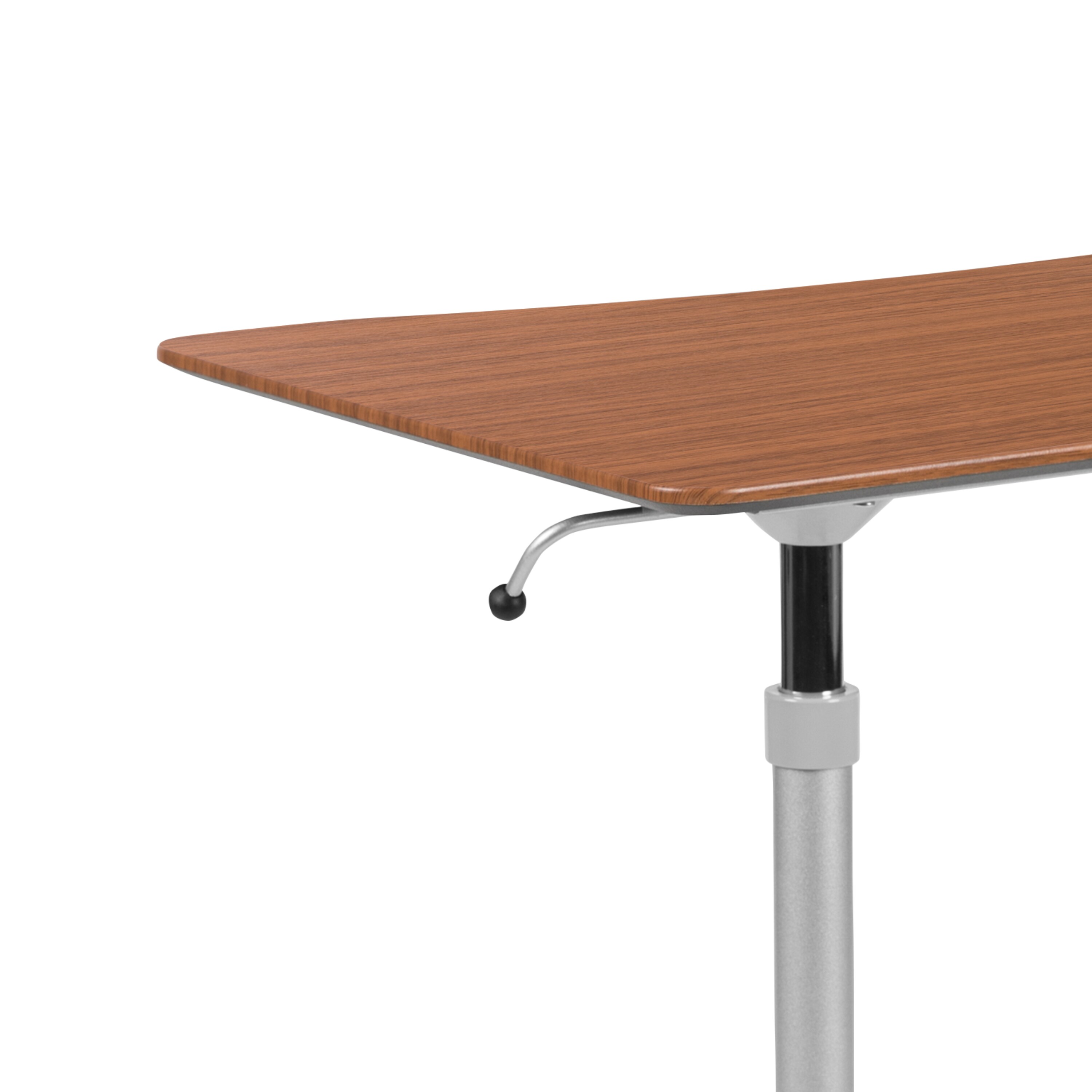 Cherry Wood Adjustable Height Standing Desk