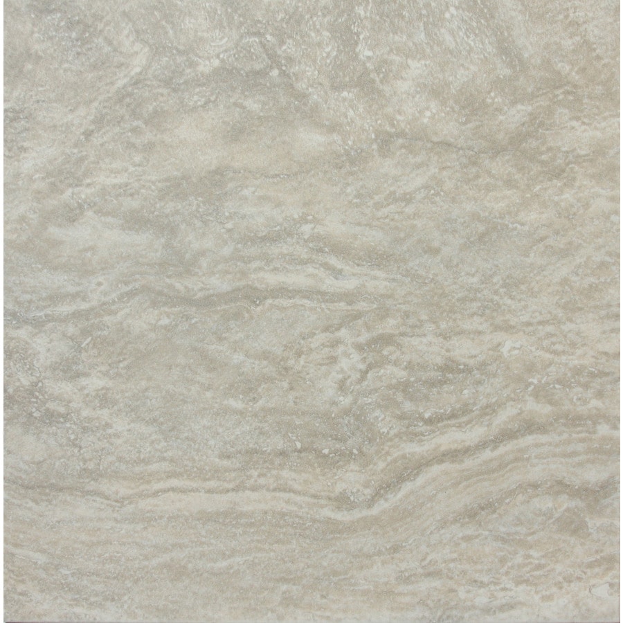 Style Selections PORF12H Floriana Heather 12-in x 12-in Glazed Porcelain Tile (0.97-sq. ft/ Piece)