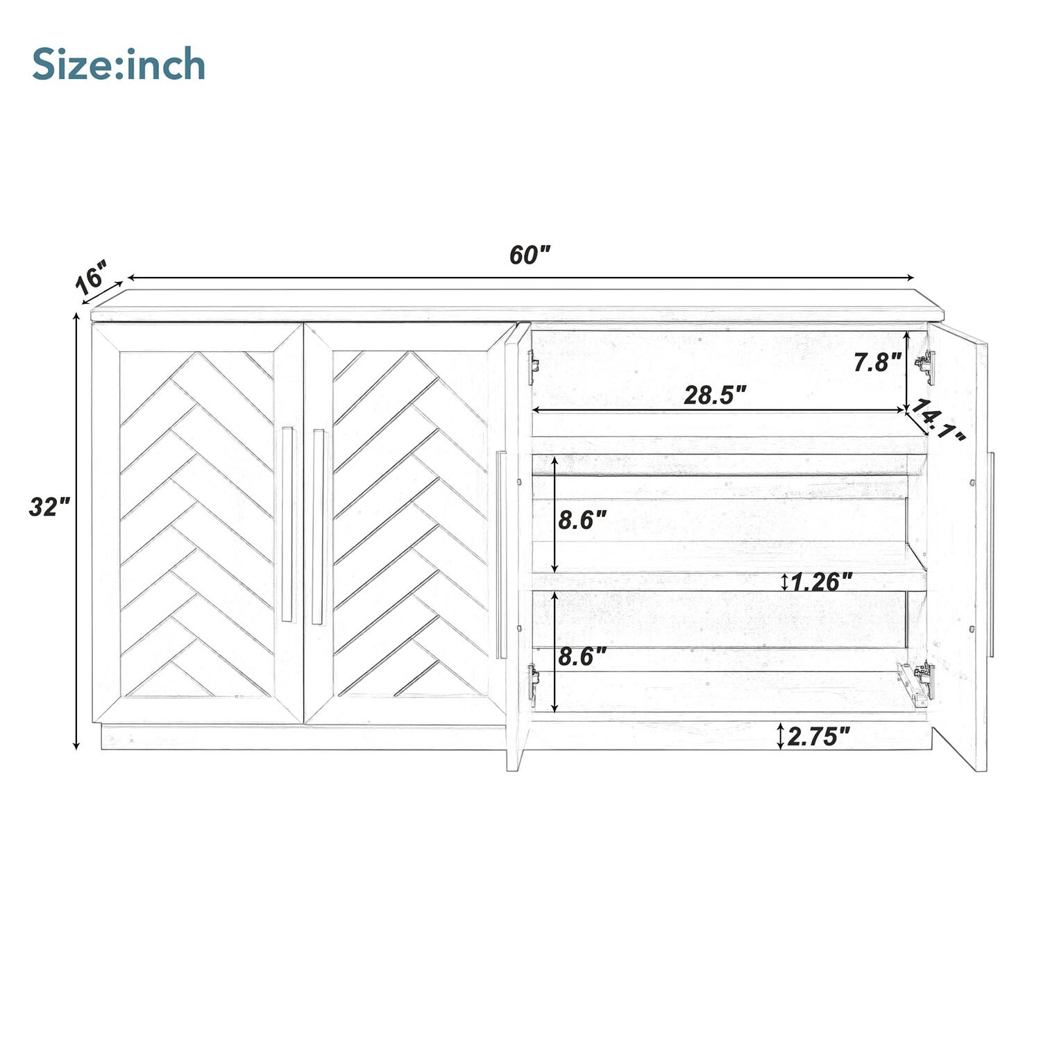 SINOFURN SYA020151BK Console-Sofa-Tables - View #16