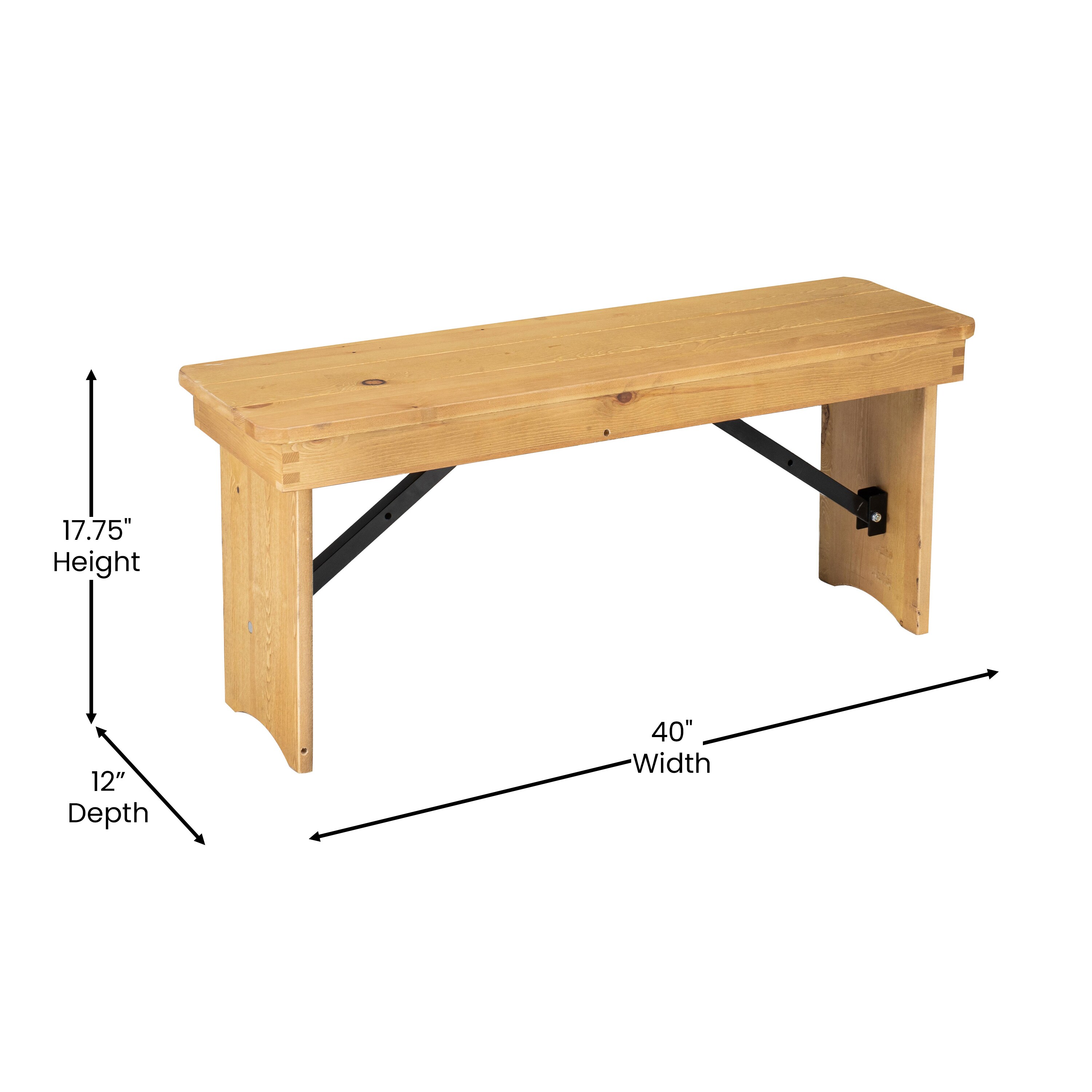 Flash Furniture 840196330051 Dining-Benches - View #7