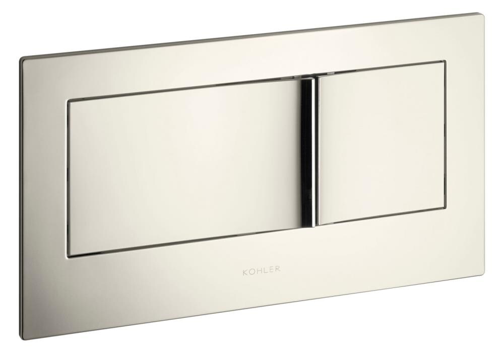 KOHLER Flush Actuator Plate in Vibrant Brushed Nickel