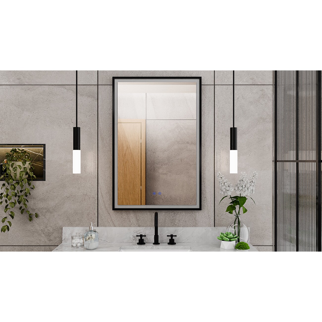 DreamLine LMBL3624R09 Framed-Bath-Mirrors - View #6