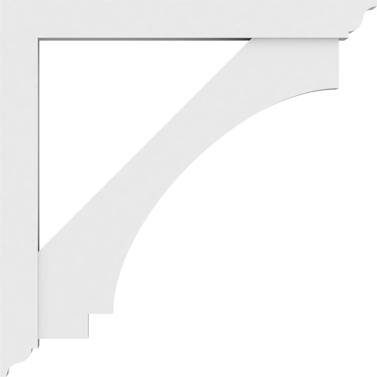 Ekena Millwork BKTP03X30X30IMP01 Exterior-Brackets-Braces - View #3